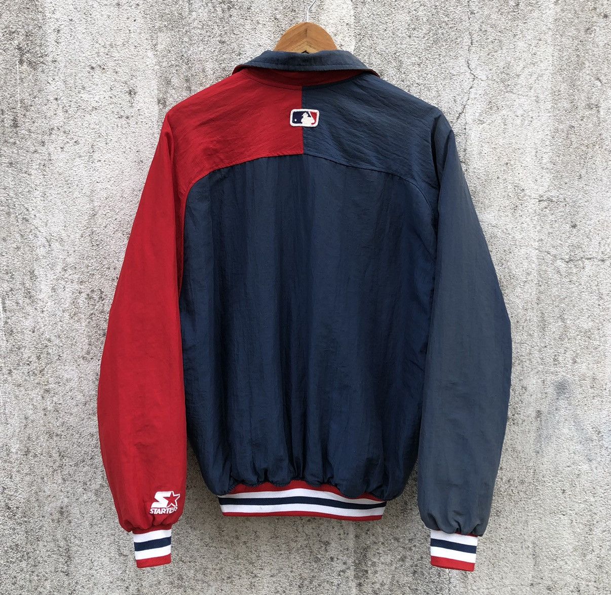 Starter Vintage 90’s STARTER CLEVELAND INDIANS Bomber Jacket Size US M / EU 48-50 / 2 - 9 Thumbnail