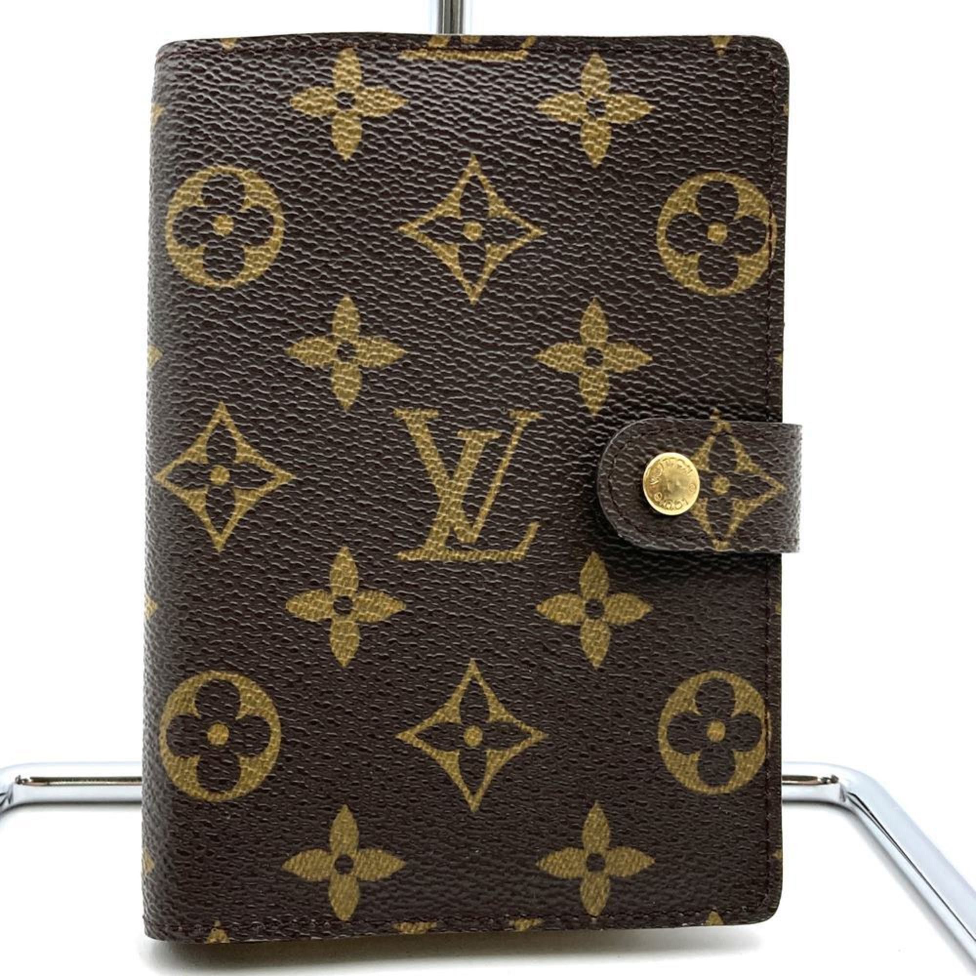 LOUIS VUITTON R20005 Agenda PM Notebook Cover Monogram Canvas Brown Women's Men's