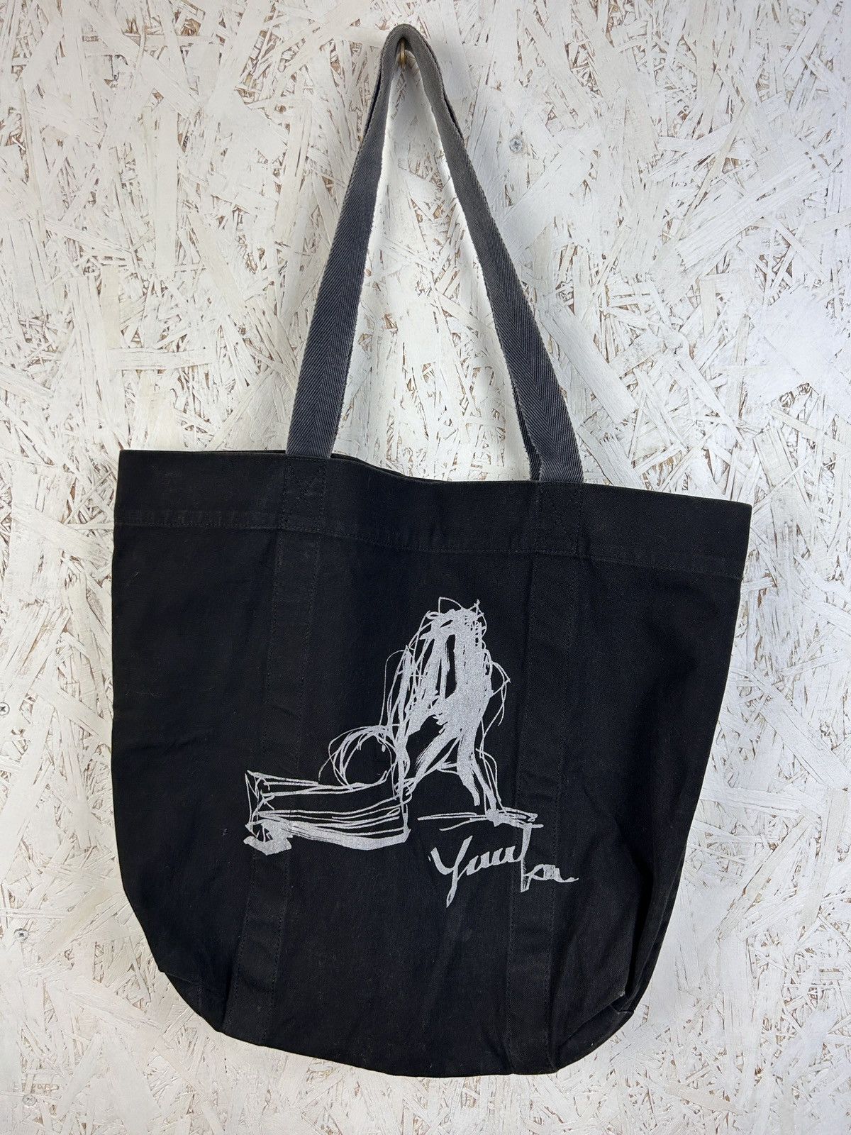 Yohji Yamamoto Yohji Yamamoto x Yuka Asakura 17SS Art Tote Bag Size ONE SIZE - 1 Thumbnail