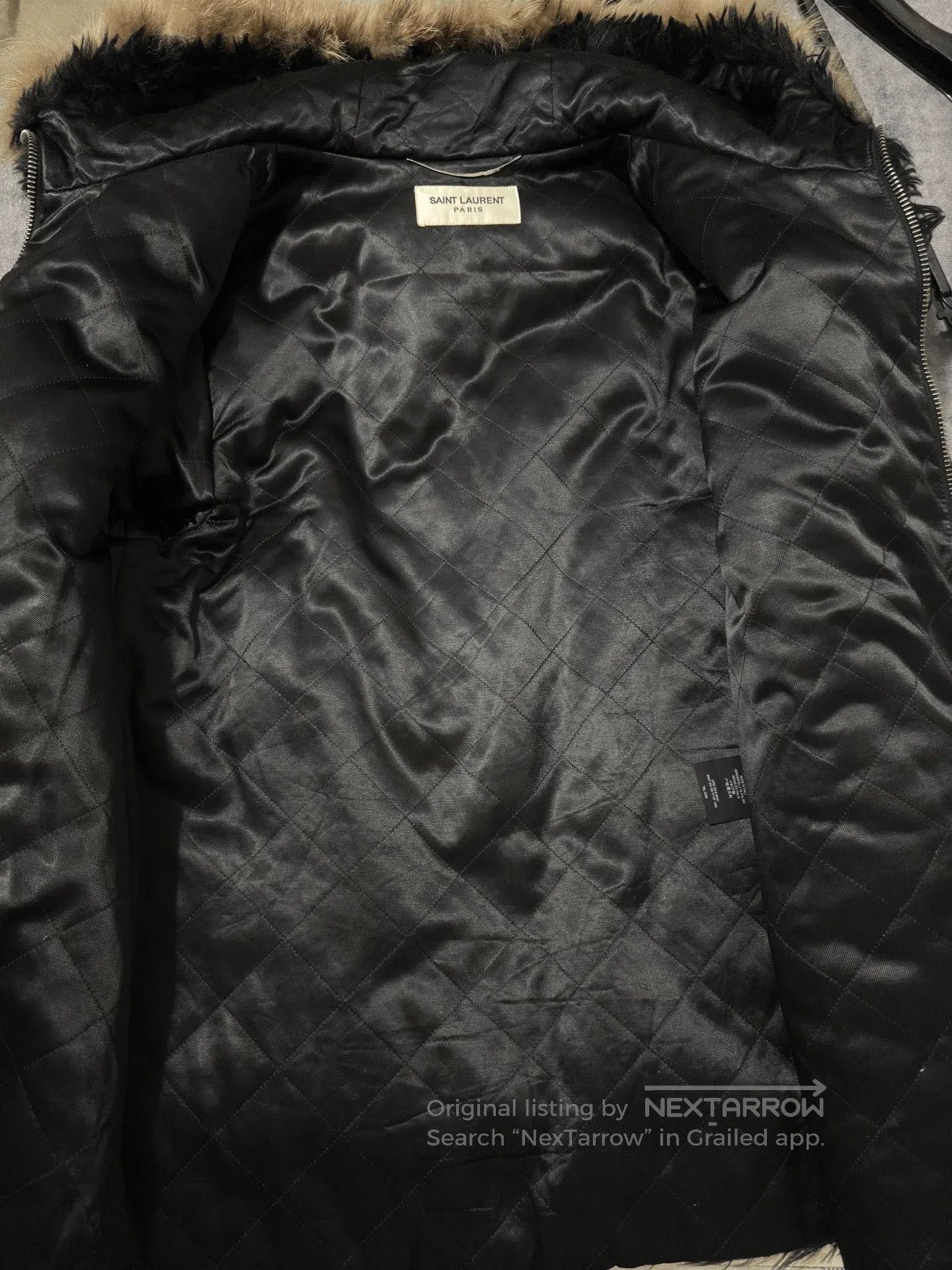 Saint Laurent Paris Saint Laurent 18FW Hooded Fur Coat. Size US M / EU 48-50 / 2 - 5 Thumbnail
