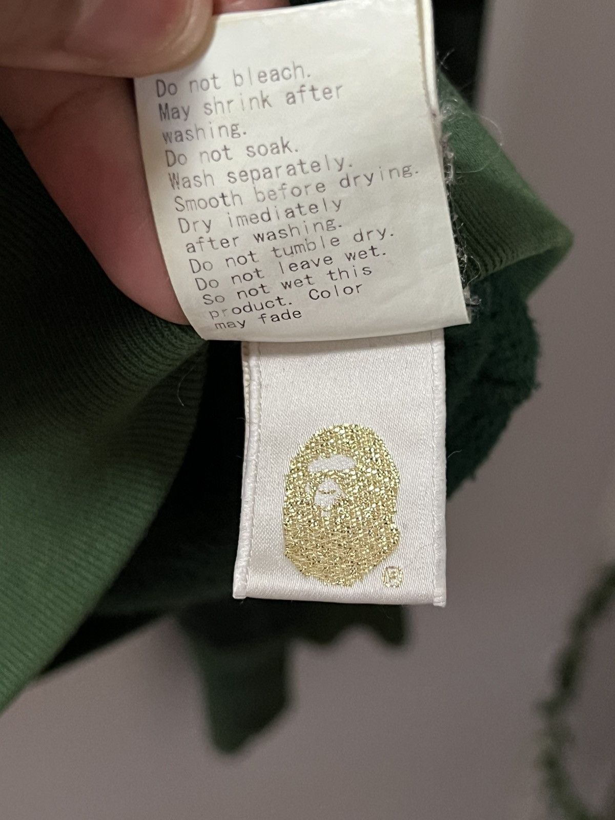 Bape Y2K plaid Bape hoodie Size US L / EU 52-54 / 3 - 8 Thumbnail