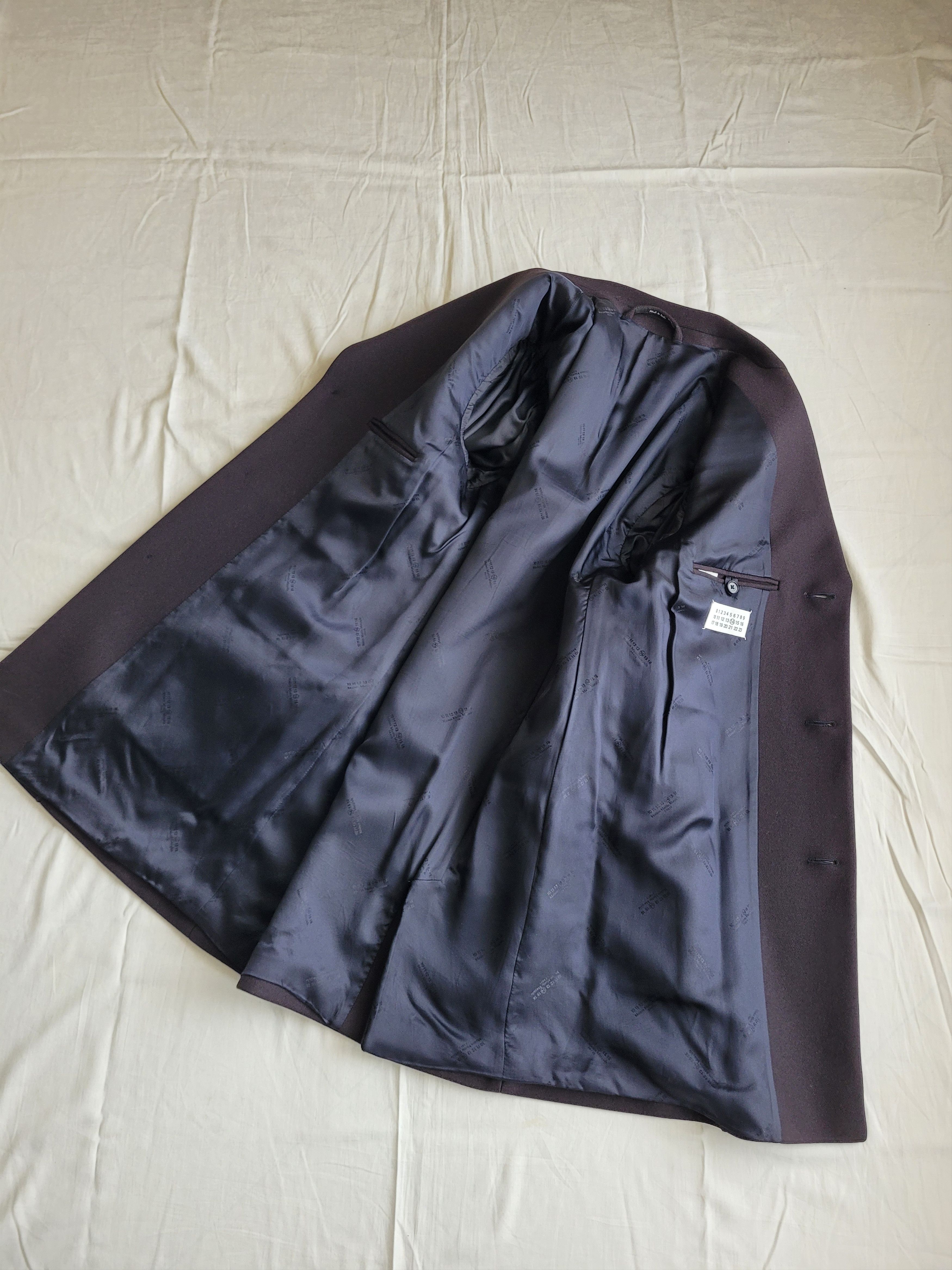 Maison Margiela Maison Margiela inside-out raw-details woolen coat Size US M / EU 48-50 / 2 - 8 Thumbnail