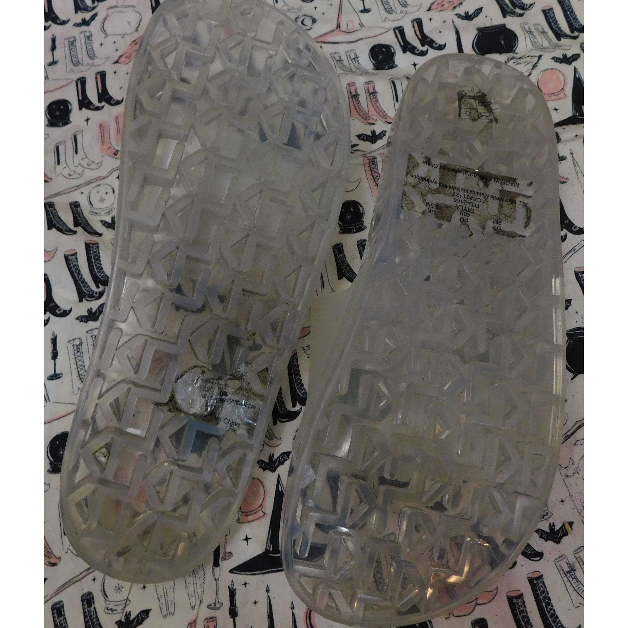 Karl Lagerfeld Karl Lagerfeld Paris Clear Jelly Slides Size US 9 / IT 39 - 5 Thumbnail