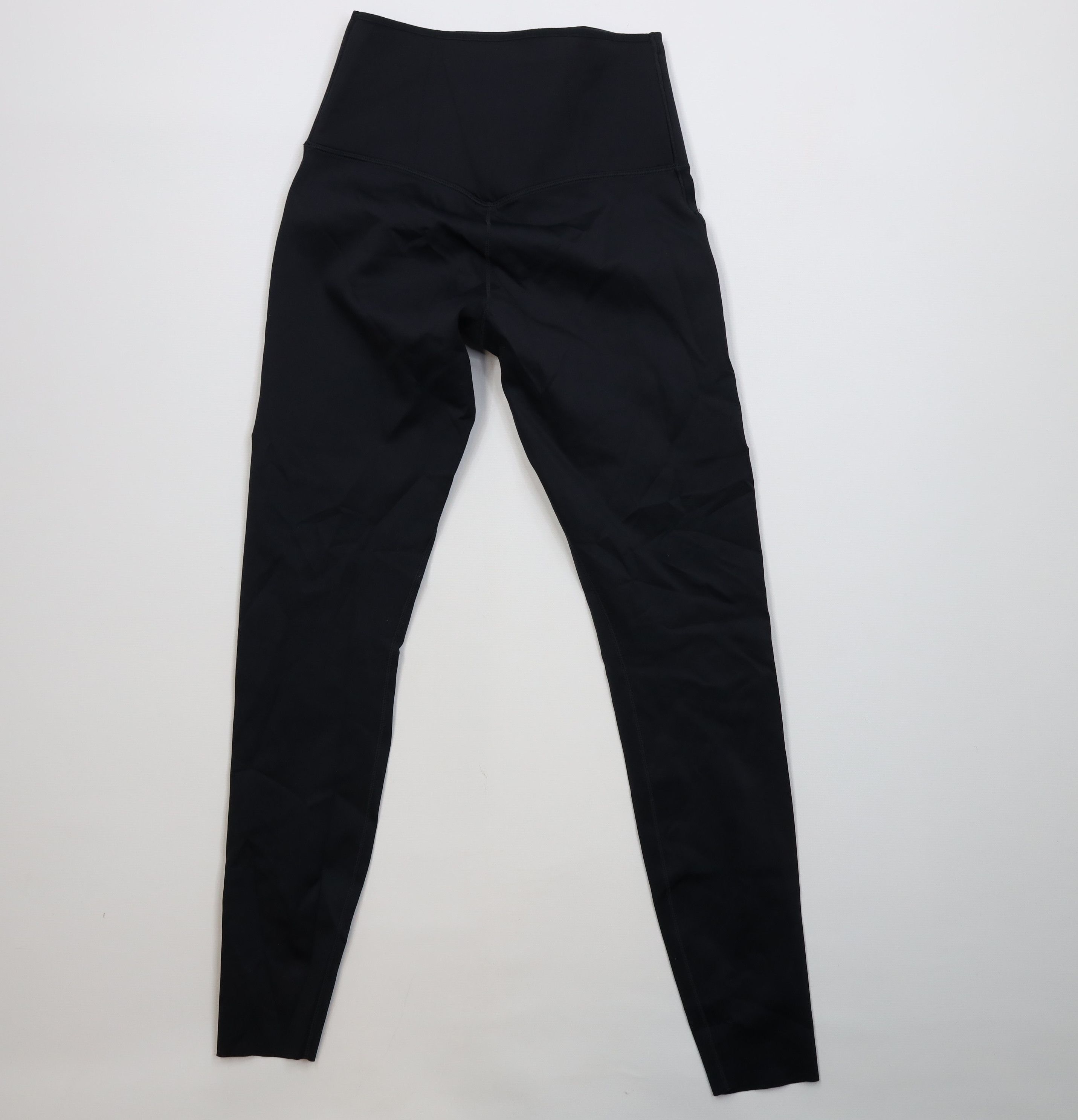 Nike Nike Go Dri-Fit High Waisted Gym Training Leggings Black Size 23" - 10 Thumbnail