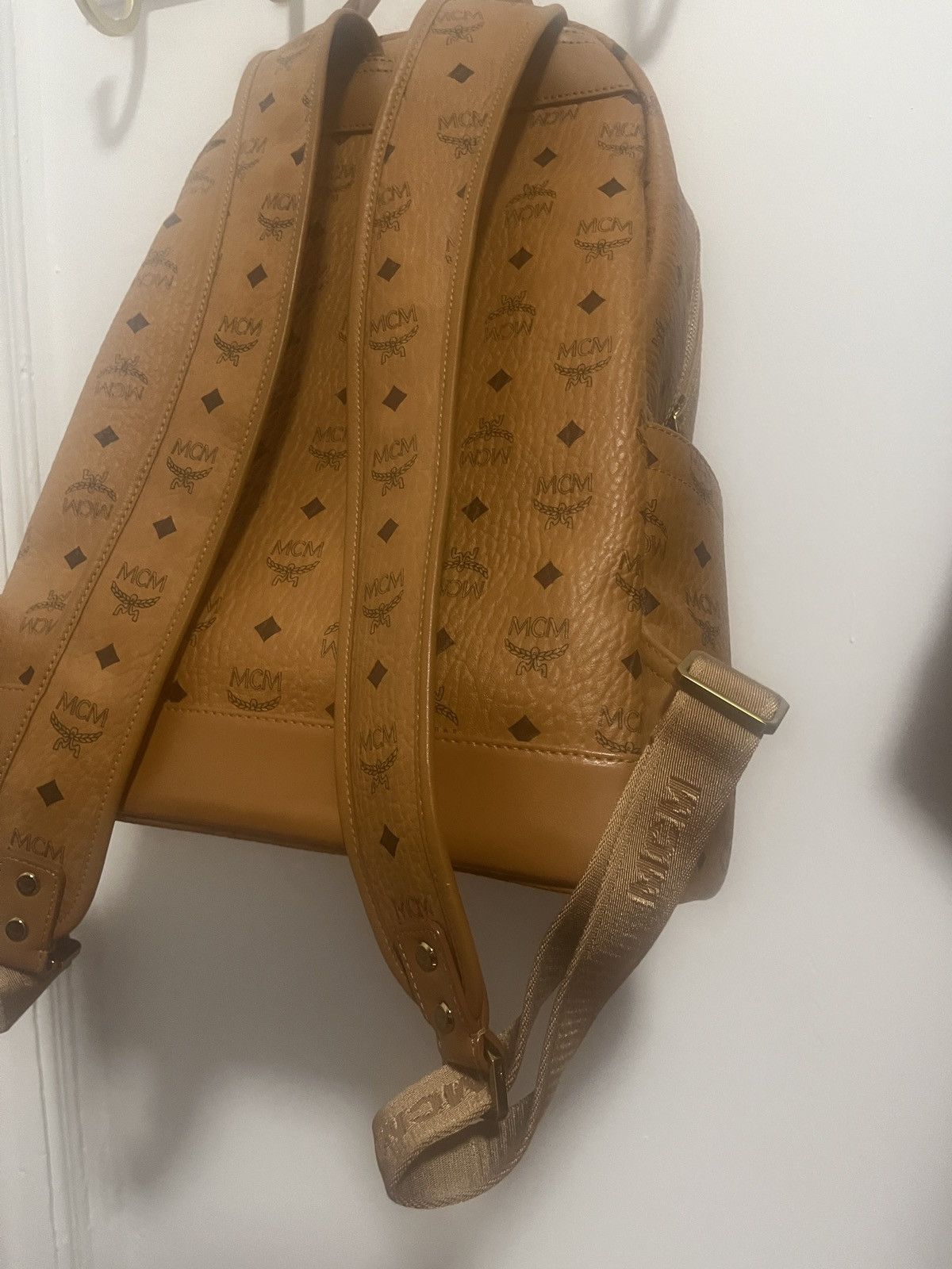 MCM Mcm Cognac Stark Backpack Size ONE SIZE - 7 Thumbnail