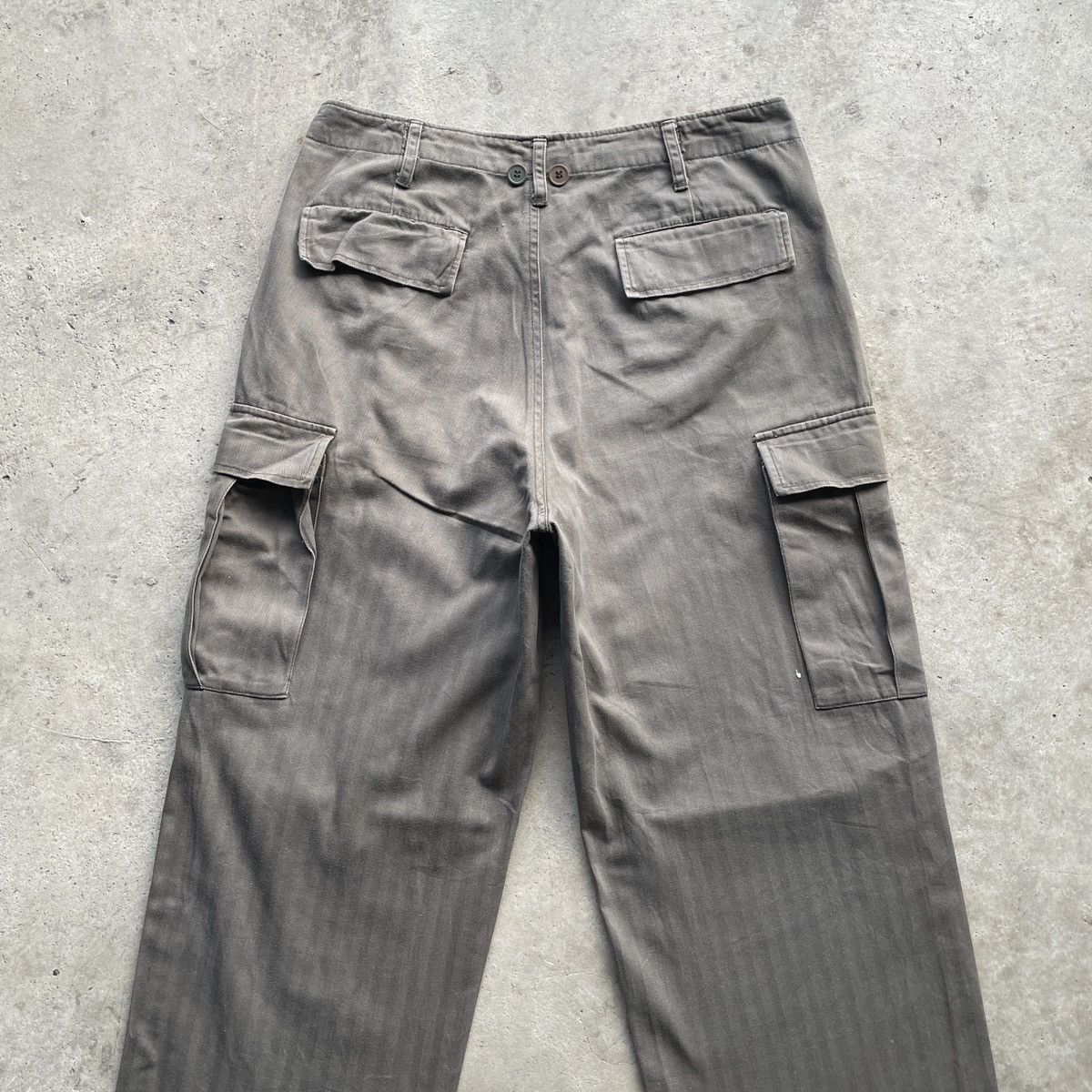 Japanese Brand × Vintage Vintage Japanese Faded Parachute Cargo Pants Tactical W33 Size US 33 - 7 Thumbnail