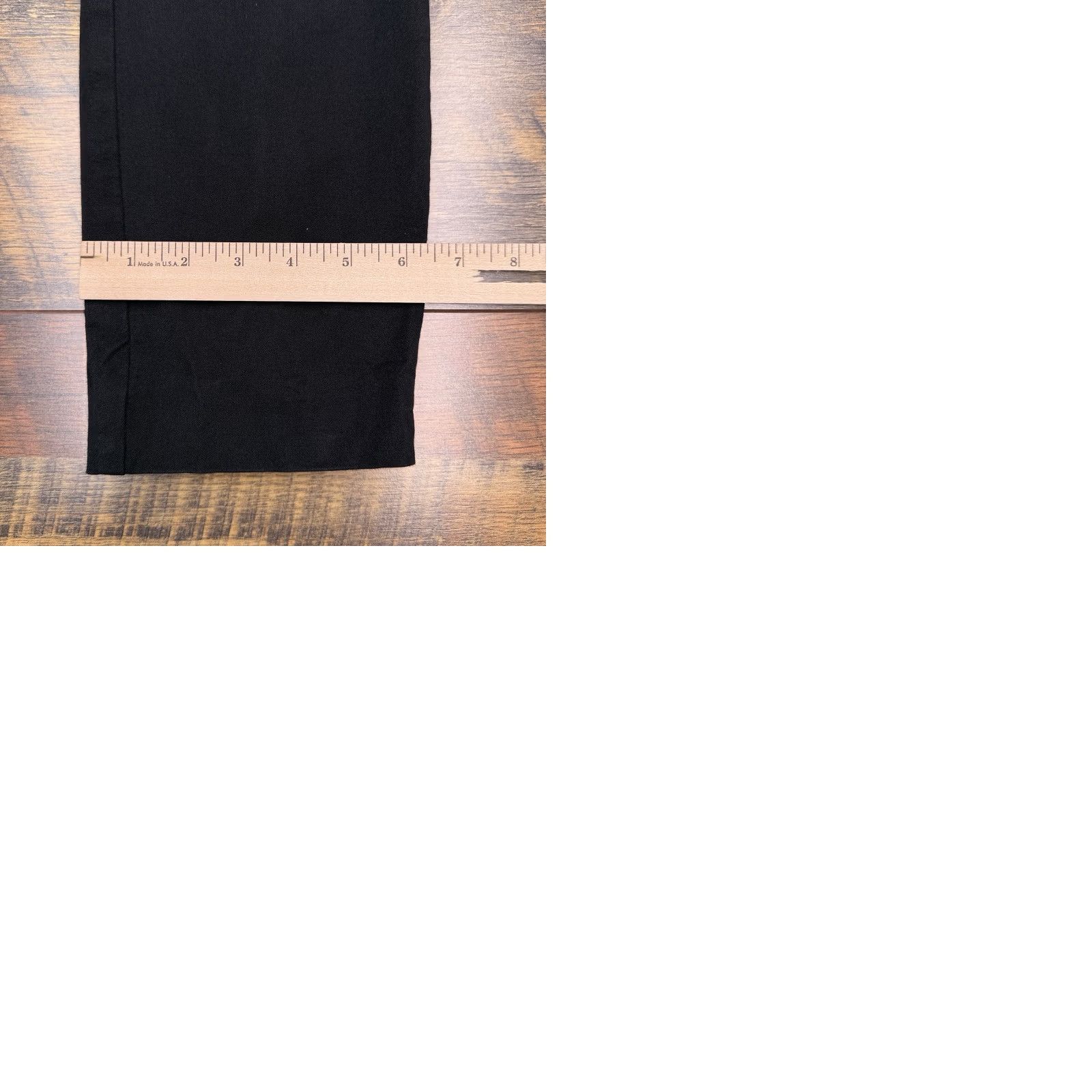 Anthropologie Anthropologie Slim Pants Womens 10 Black Mid Rise Stretch Ankle Straight Flat Front City Preppy Womens Size 32" / US 10 / IT 46 - 9 Thumbnail