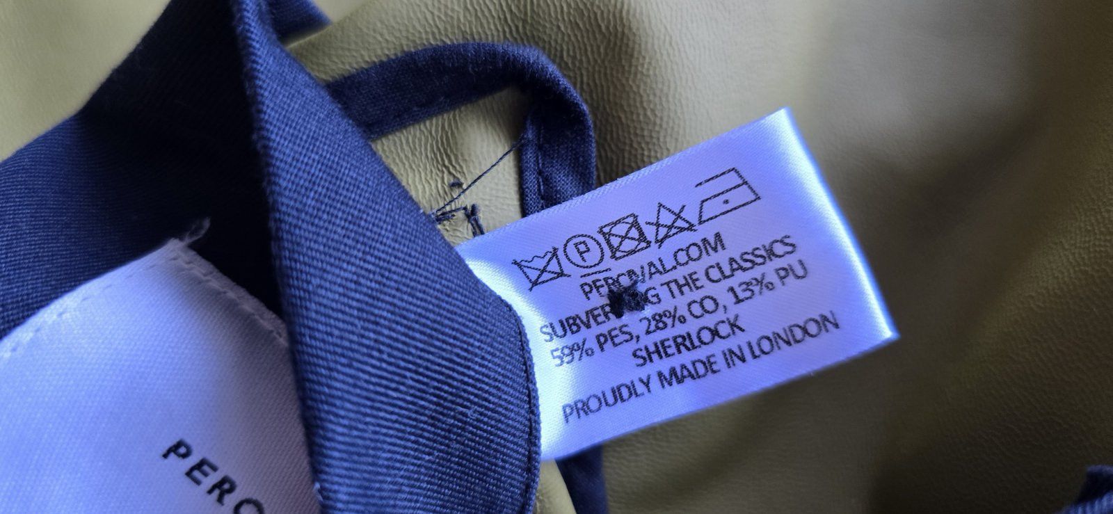 Percival PERCIVAL Waterproof Sherlock Blue Men Jacket Size- M Limited Size US M / EU 48-50 / 2 - 16 Thumbnail
