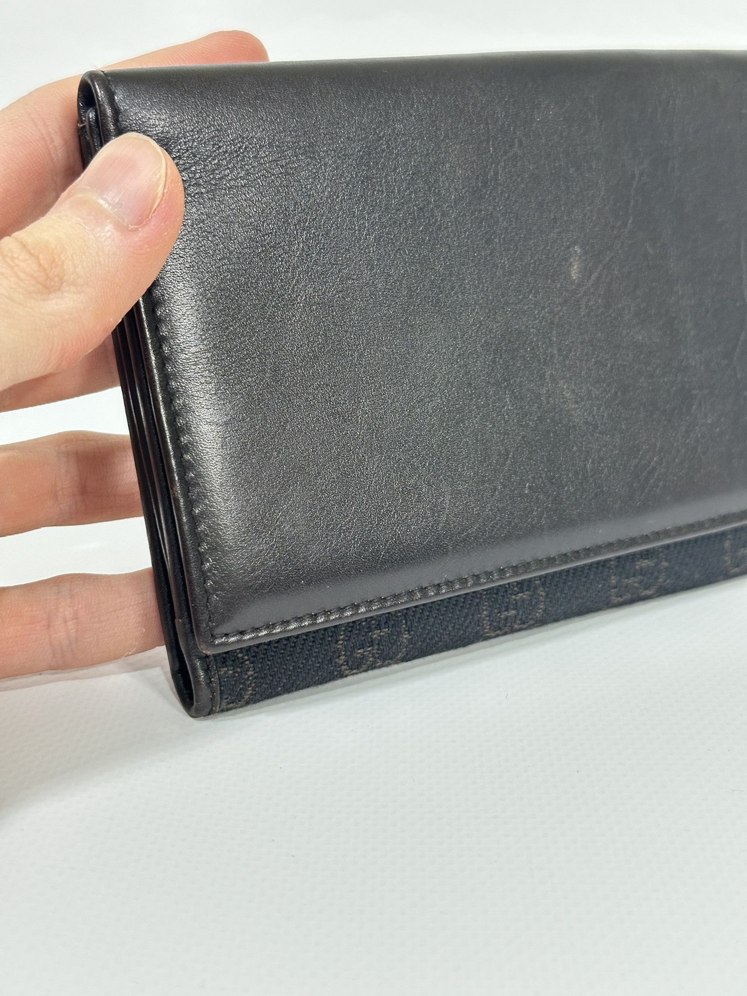 Gucci Gucci Long Wallet GG Monogram Canvas Brown and Gray Size ONE SIZE - 10 Thumbnail