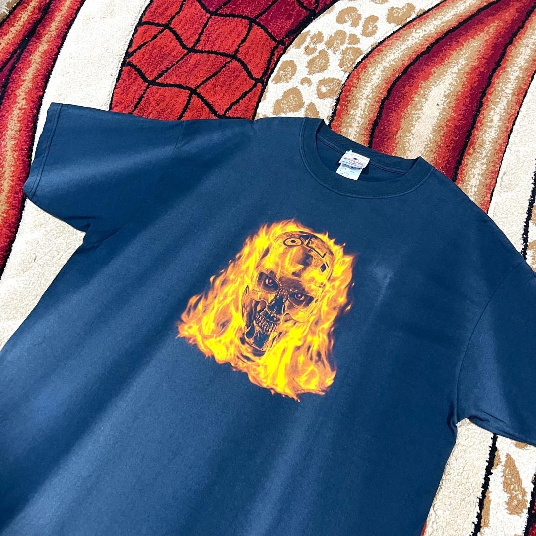 Band Tees Vintage 90s Thrashed Faded Terminator 2 Judgment Day T Shirt Size US XL / EU 56 / 4 - 2 Thumbnail
