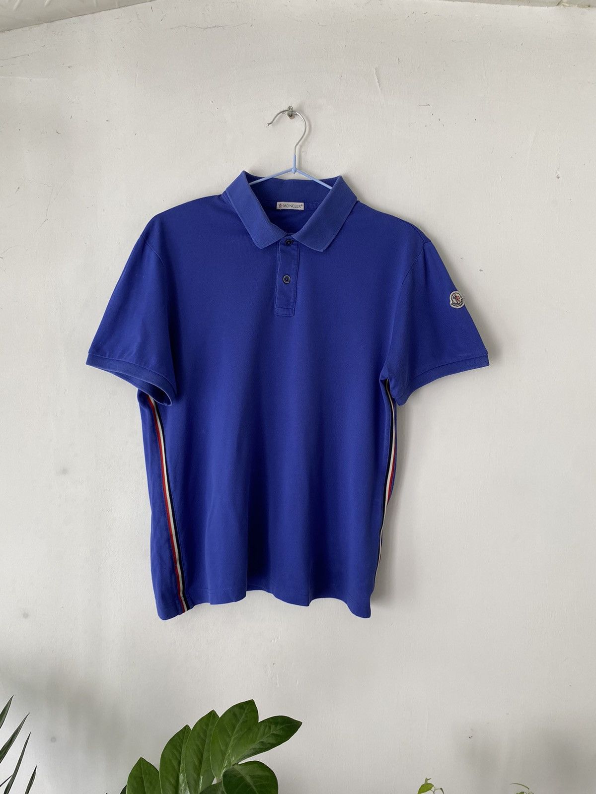 Moncler Moncler Rare Luxury Blue PoloT-shirt Size US S / EU 44-46 / 1 - 4 Thumbnail