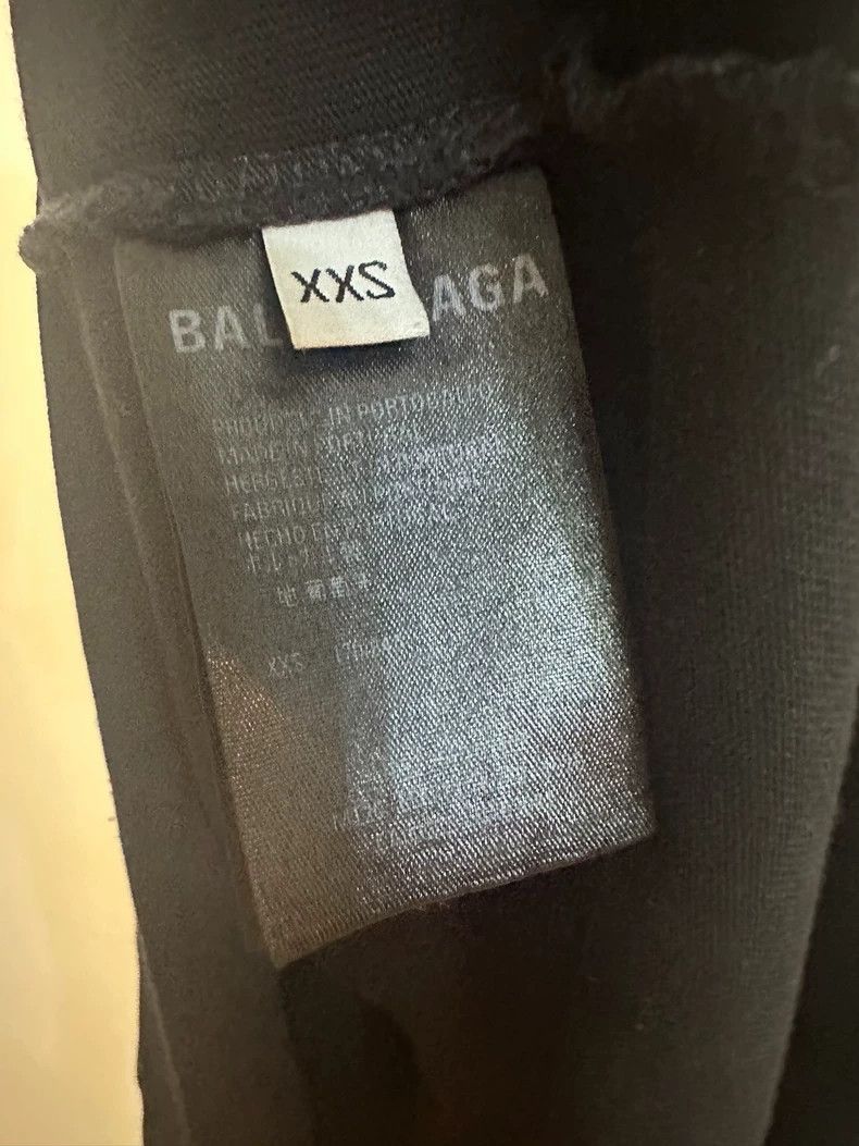 Balenciaga Balenciaga Flame Print Worn Tee Size US XXS / EU 40 - 4 Thumbnail