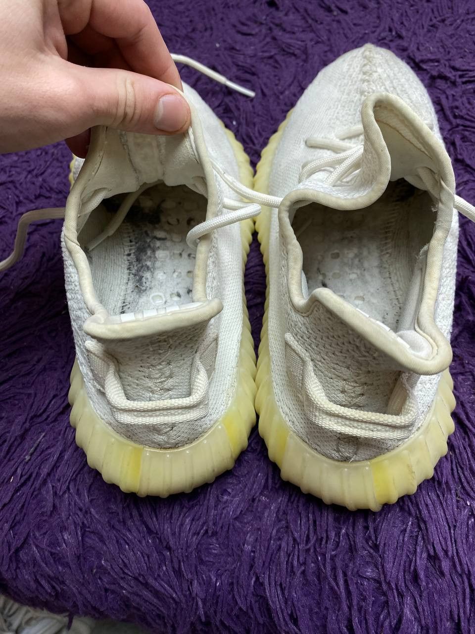 Adidas Cream White Yeezys Adidas Yeezy Boost 350 V Size US 7.5 / EU 40-41 - 12 Thumbnail