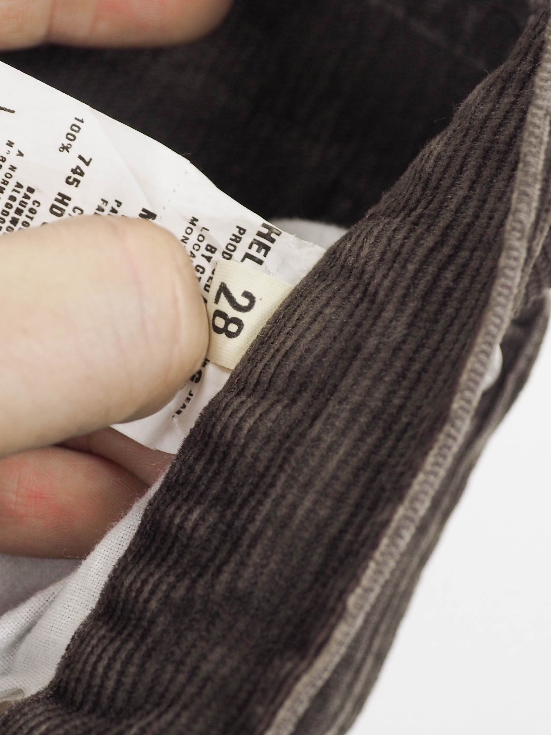 Helmut Lang Vintage Helmut lang corduroy pants Size US 29 - 12 Thumbnail