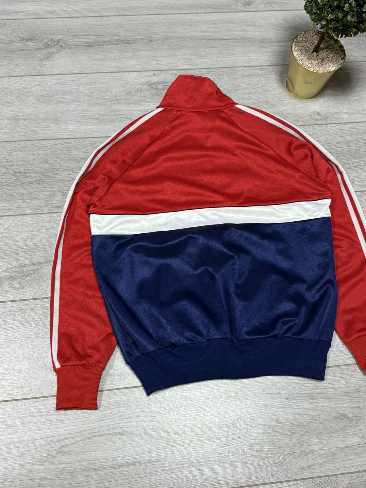 Adidas Adidas West Germany blue red zip track jacket vintage Size US M / EU 48-50 / 2 - 8 Thumbnail