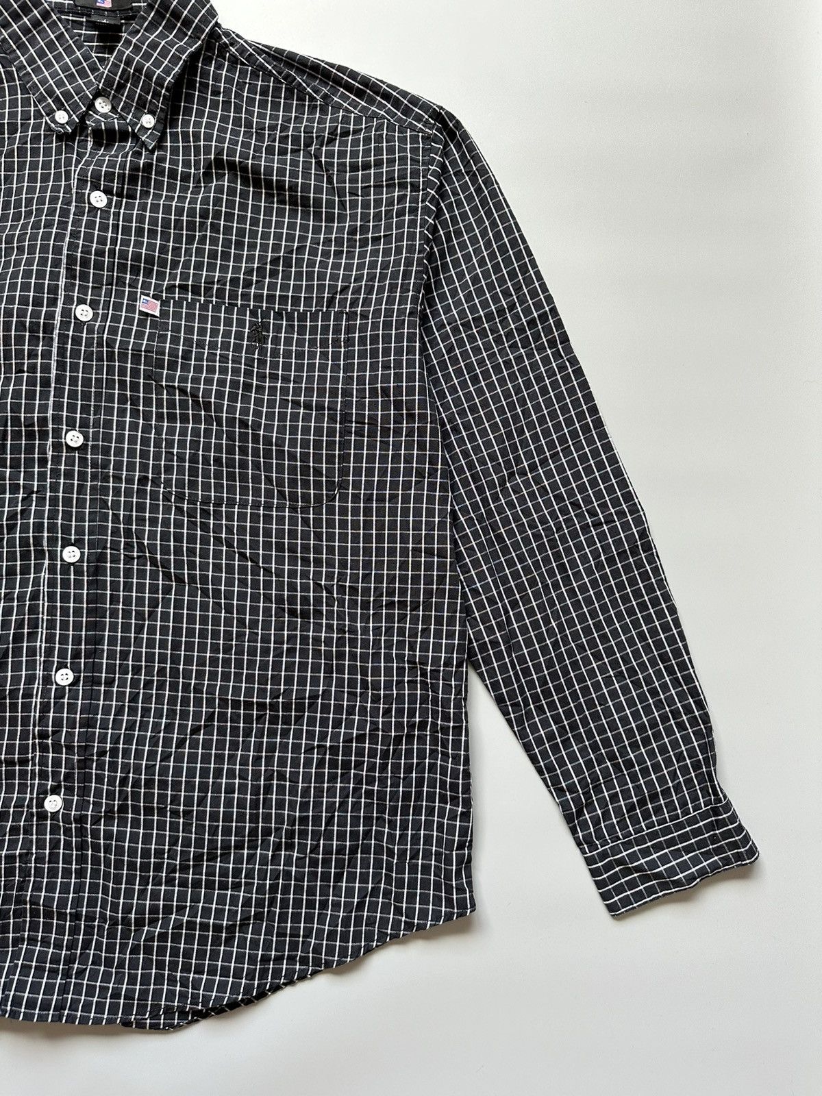 Polo Ralph Lauren Vintage Ralph Lauren Jeans Co Usa Button Up Shirt Plaid Logo Size US L / EU 52-54 / 3 - 3 Thumbnail