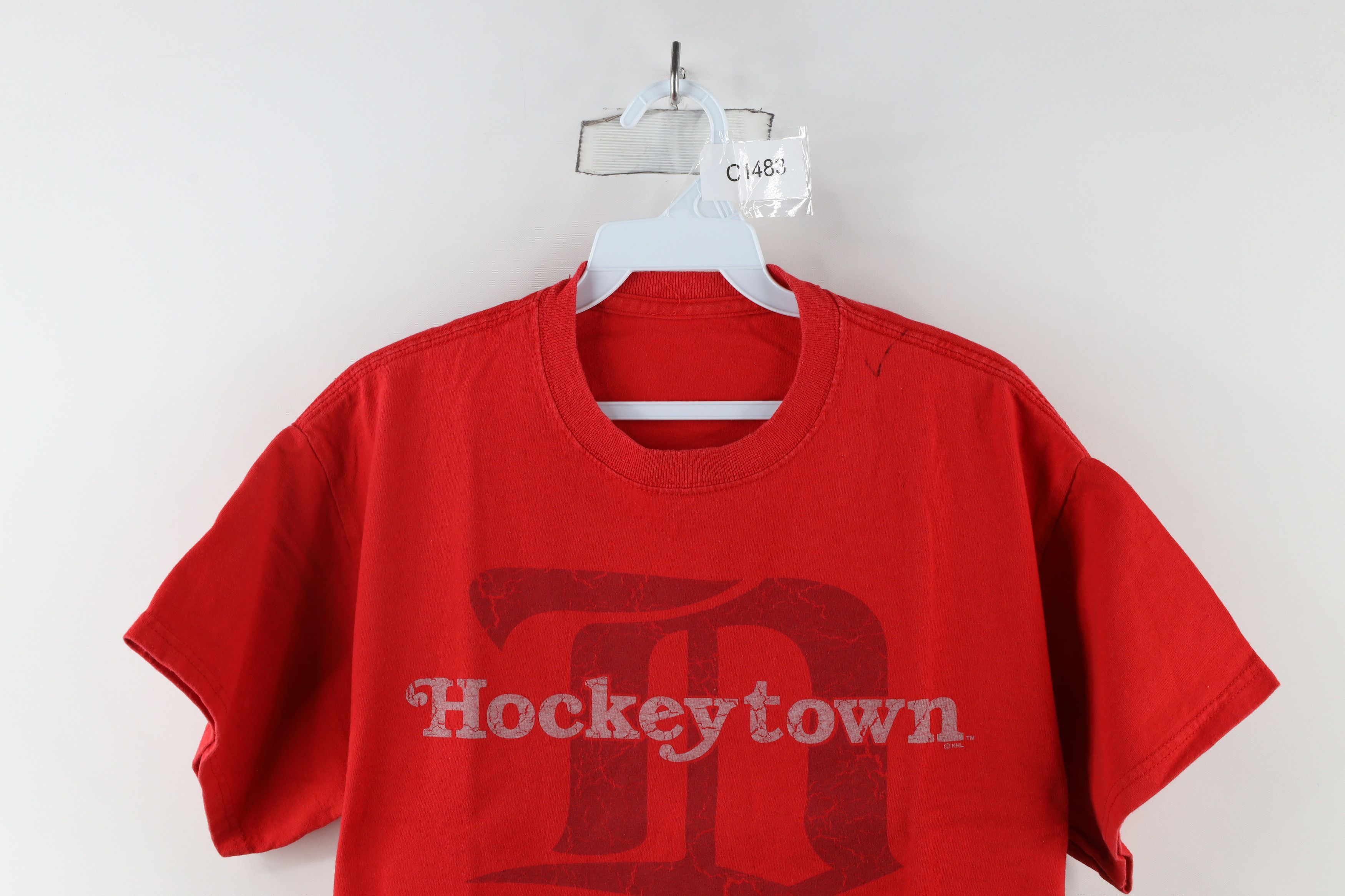 Vintage Vintage D Detroit Red Wings Hockey Short Sleeve T-Shirt Size US M / EU 48-50 / 2 - 2 Thumbnail
