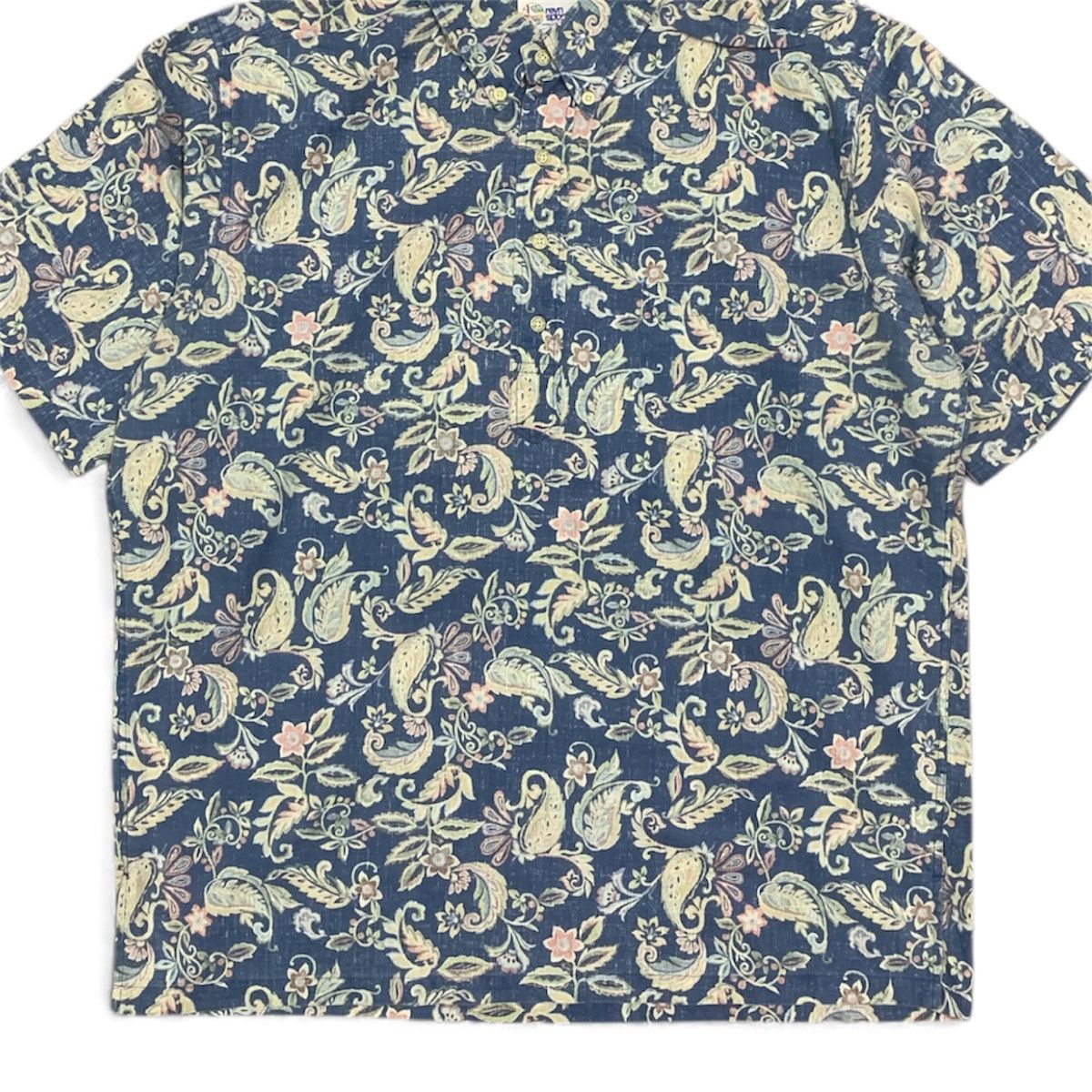 Reyn Spooner Vtg 80's Reyn Spooner Half Button Paisley Hawaiian Shirt Size US L / EU 52-54 / 3 - 3 Thumbnail