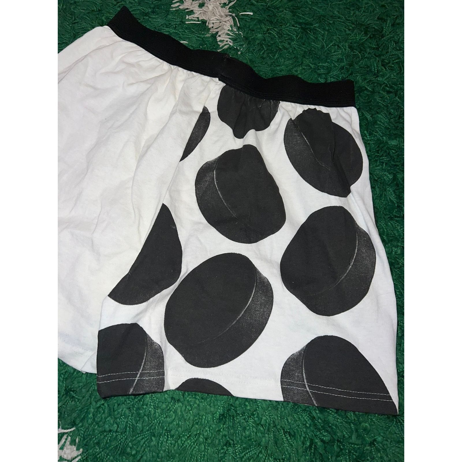 Vintage Vintage Boxercraft Hockey Pucks Puck White Boxers Large Size 34" / US 12 / IT 48 - 6 Thumbnail