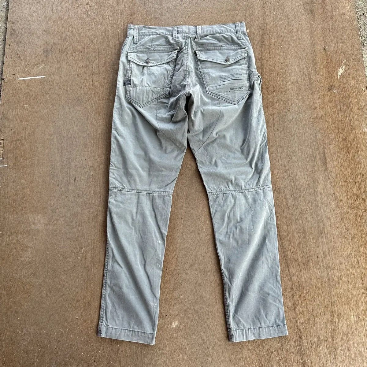 Japanese Brand STEALS💥IZ FRONTIER VINTAGE WORKWEAR DOUBLEKNEE BONDAGE PANT Size US 30 / EU 46 - 14 Thumbnail