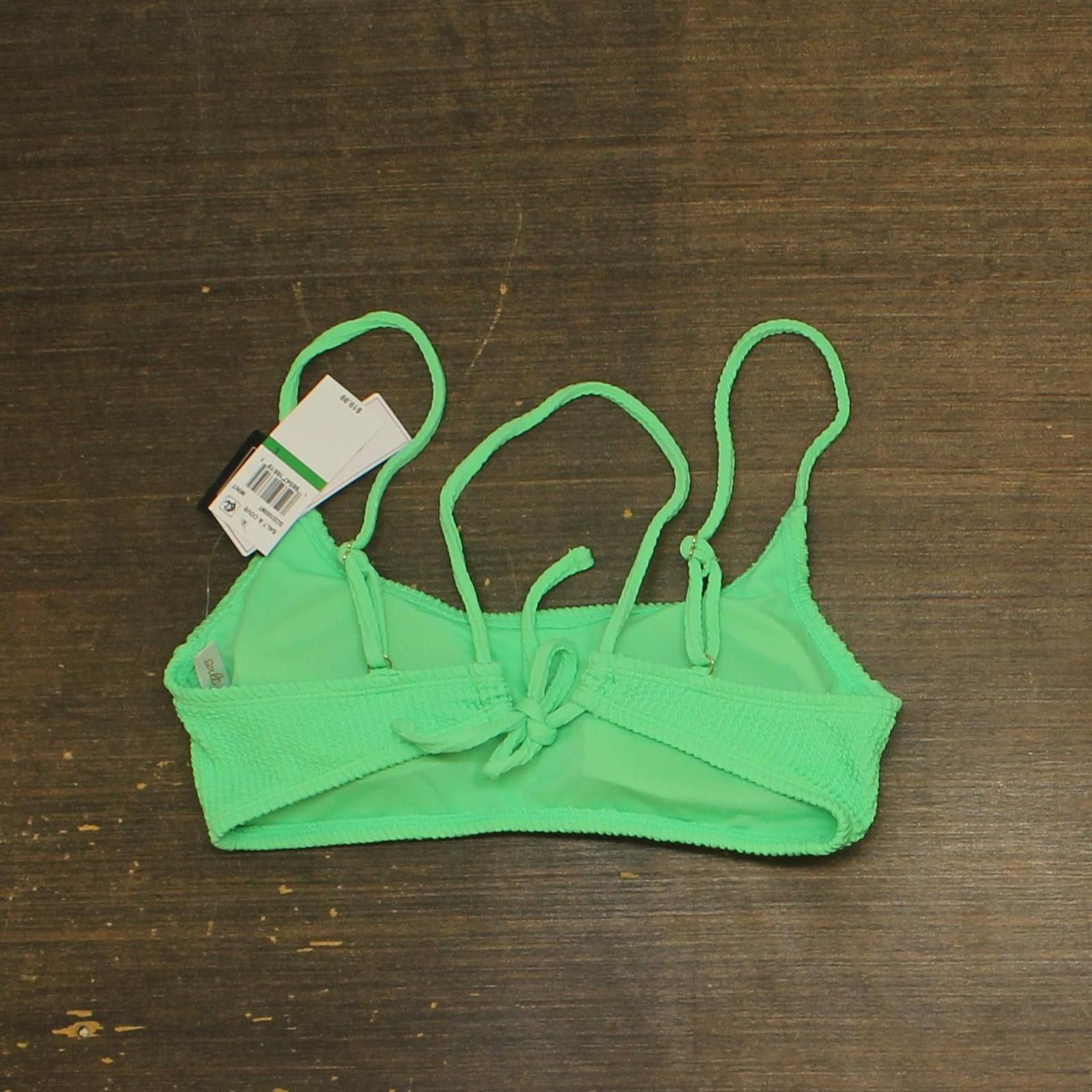 Other Nwt Salt + Cove Rib Scoop-neck Bikini Top Mint Tea Green L Size ONE SIZE - 2 Thumbnail