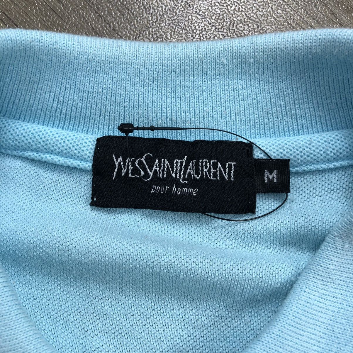 Vintage × Yves Saint Laurent 1990s Yves Saint Laurent Pure Homme YSL Iconic Polo Shirt Size US M / EU 48-50 / 2 - 6 Thumbnail