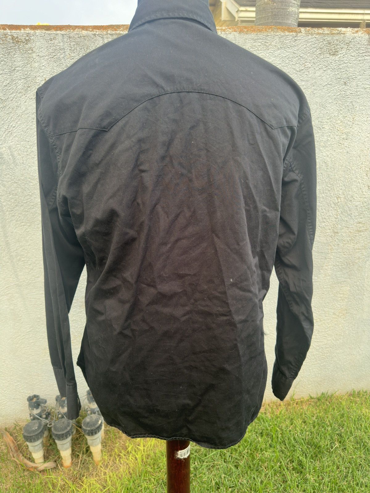 Levi's Levi's Shirt 100% Cotton Black Long Sleeve Men's Medium Size US M / EU 48-50 / 2 - 2 Thumbnail