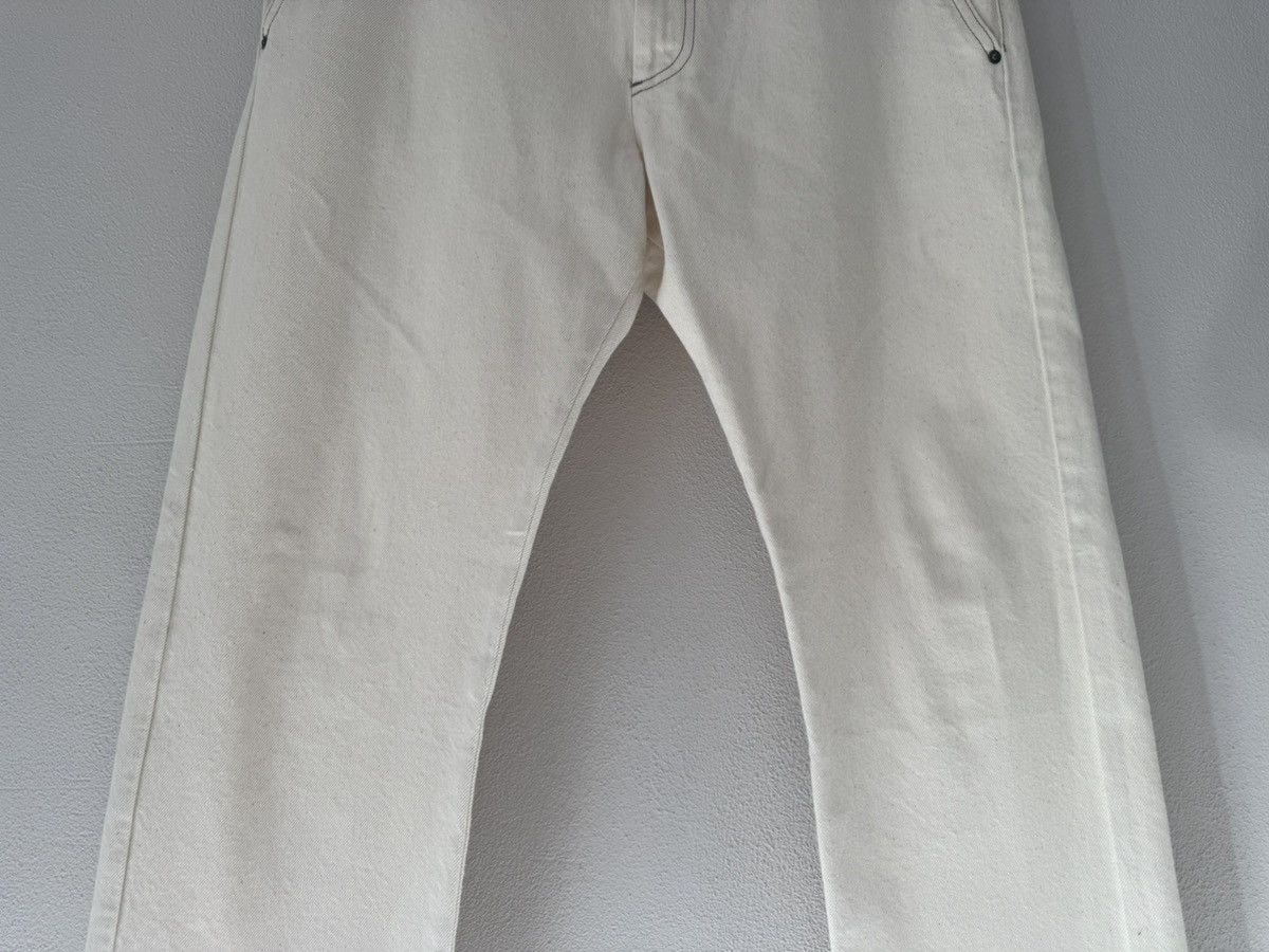 Bottega Veneta Cream Straight-Leg Denim with Clean Turn-Up Hem Size US 30 / EU 46 - 4 Thumbnail
