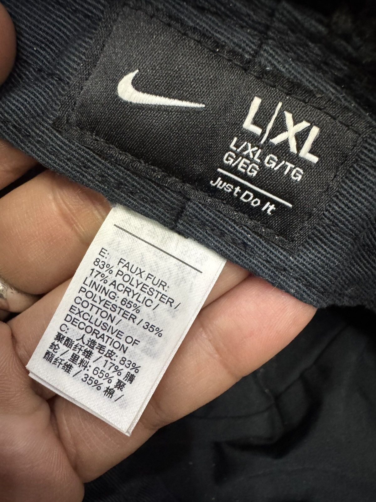 Nike × Vintage NIKE WINTERIZED FLEECE BUCKET HAT SIZE L-XL Size ONE SIZE - 4 Thumbnail