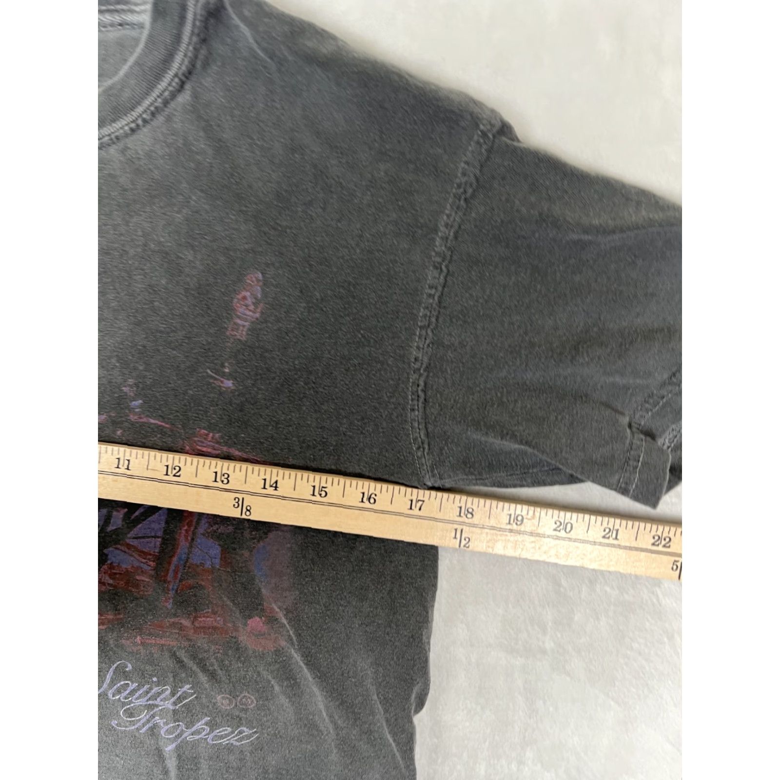 Vintage Post Malone T-Shirt Hollywood’s Bleeding Tour Saint Tropez Small Men Black Crew Neck Short Sleeve Rock Logo 2019 Regular Cotton Size US S / EU 44-46 / 1 - 6 Thumbnail