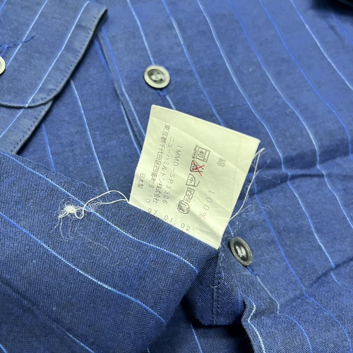 Issey Miyake IM Product By Issey Miyake Sanghai Stripe Shirt Size US L / EU 52-54 / 3 - 5 Thumbnail