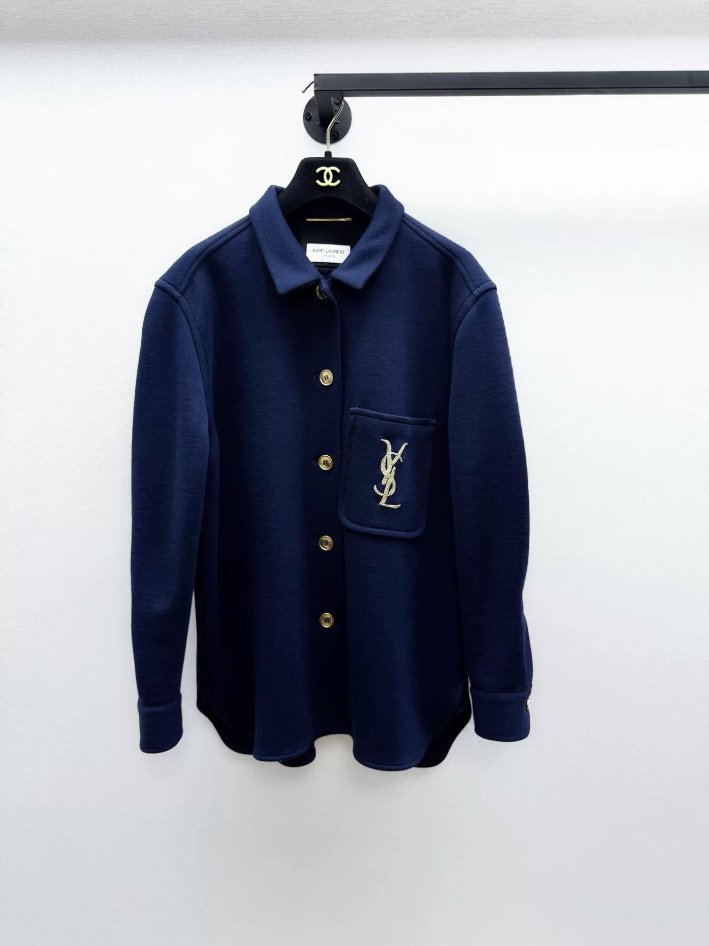 Saint Laurent Paris Saint Laurent Embroidered Jacket Size US M / EU 48-50 / 2 - 1 Thumbnail