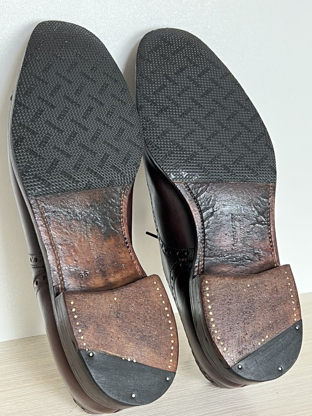 Church's Church's Custom Grade Brown Leather Semi-Brogue Oxfords Size US 9.5 / EU 42-43 - 17 Thumbnail
