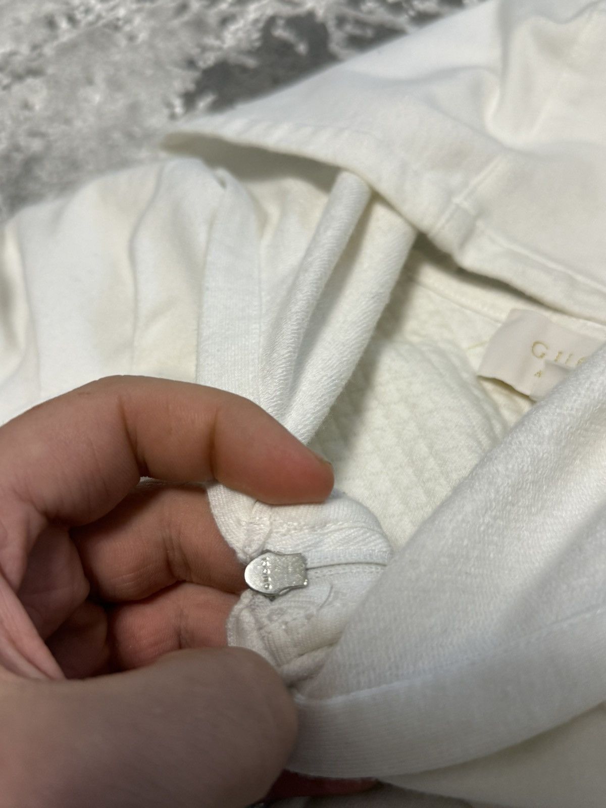 Gucci Gucci women luxury zip hoodie streetwear y2k white Size S / US 4 / IT 40 - 5 Thumbnail