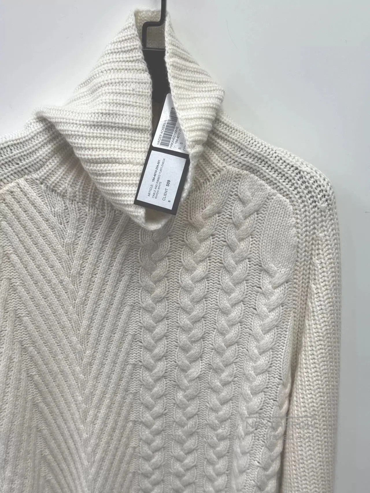Haider Ackermann Haider Ackermann Women's Cable Knit Sweater. Size S / US 4 / IT 40 - 3 Thumbnail