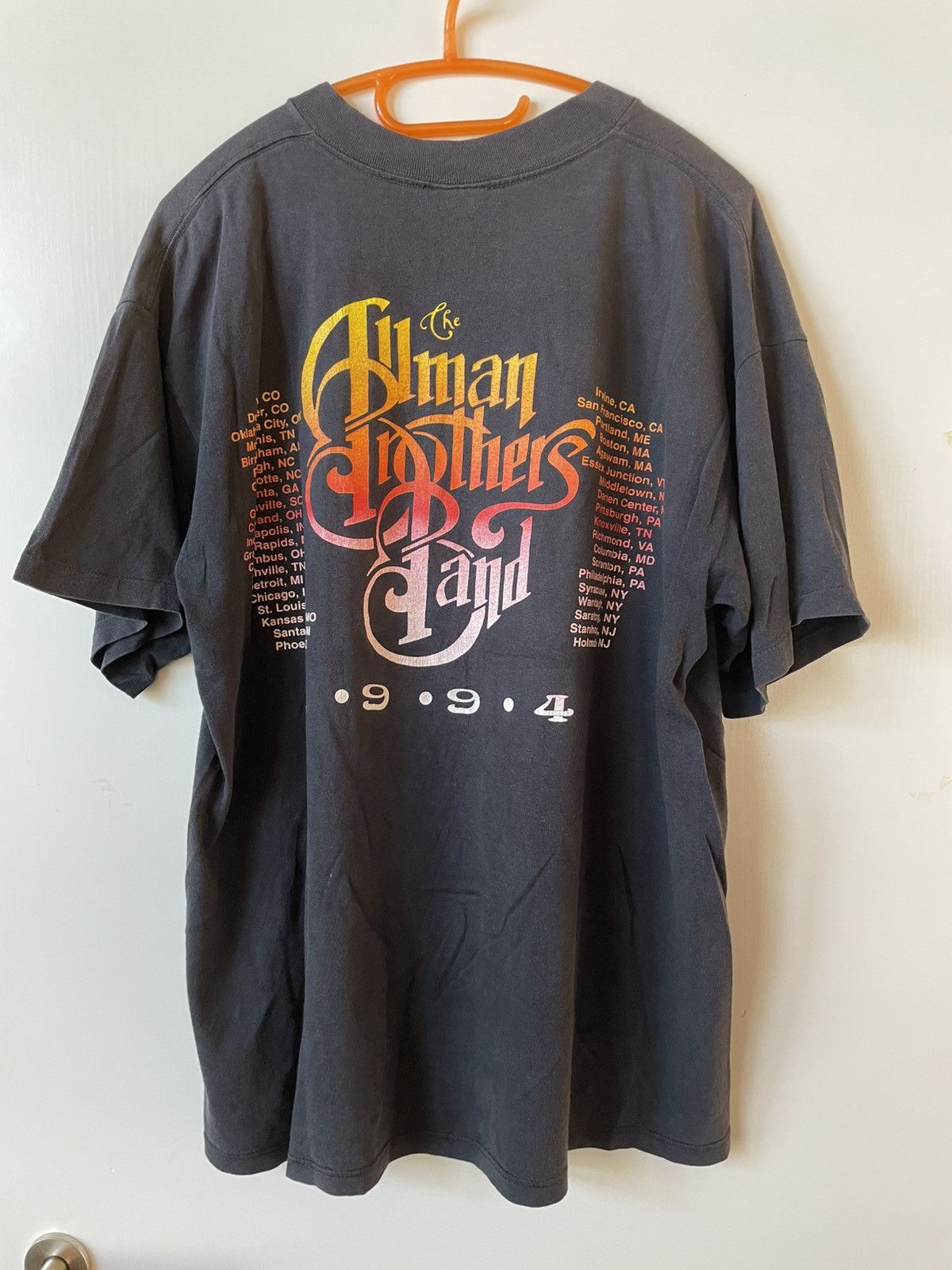 Vintage Vintage 1994 the allman brothers band tee Size US XL / EU 56 / 4 - 2 Thumbnail