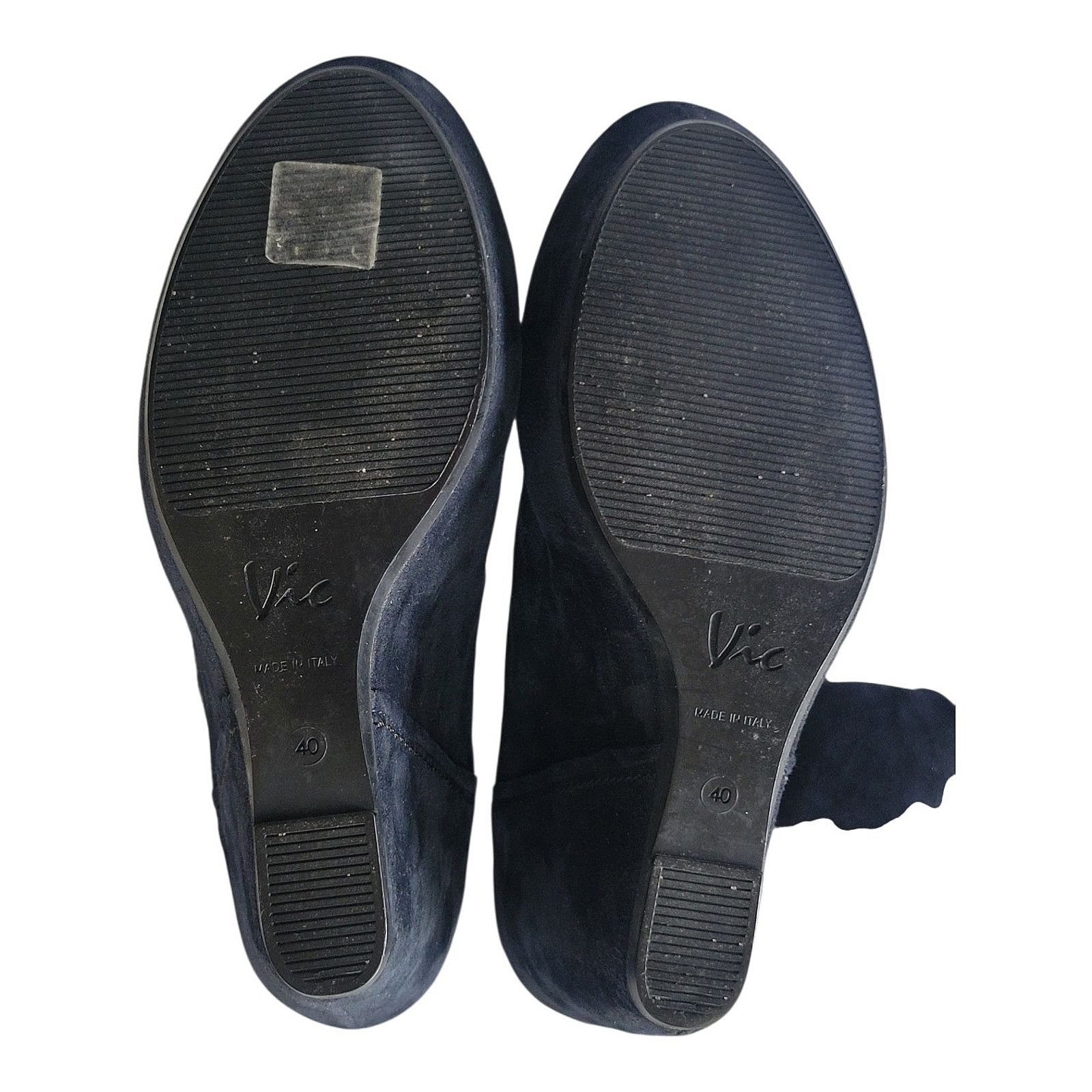 VIC MATI VIC Suede Women Blue Boots Made In Italy Size 40 Size US 9.5 / IT 39.5 - 6 Thumbnail