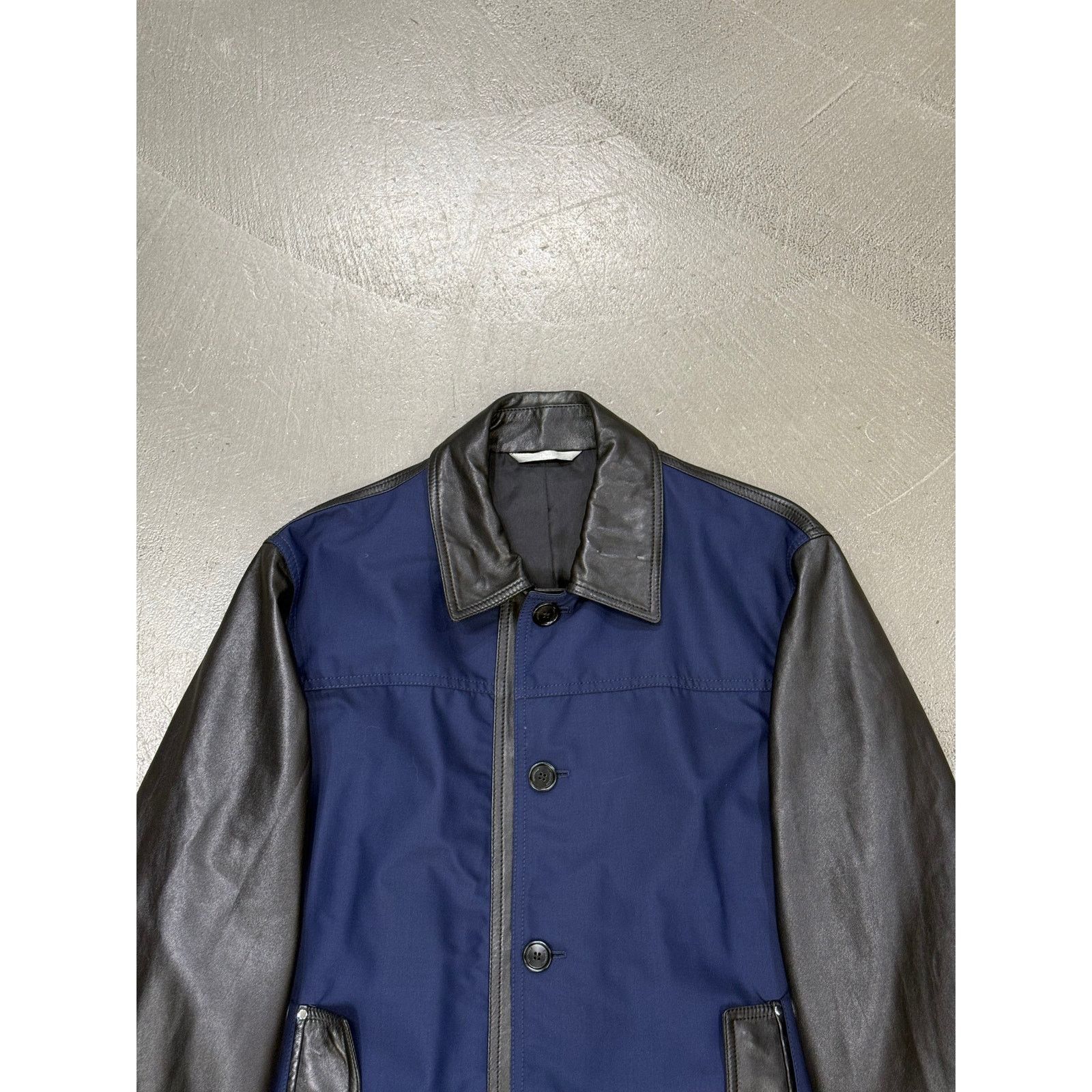 Dior 2010s Dior hybrid varsity leather jacket Size US L / EU 52-54 / 3 - 3 Thumbnail