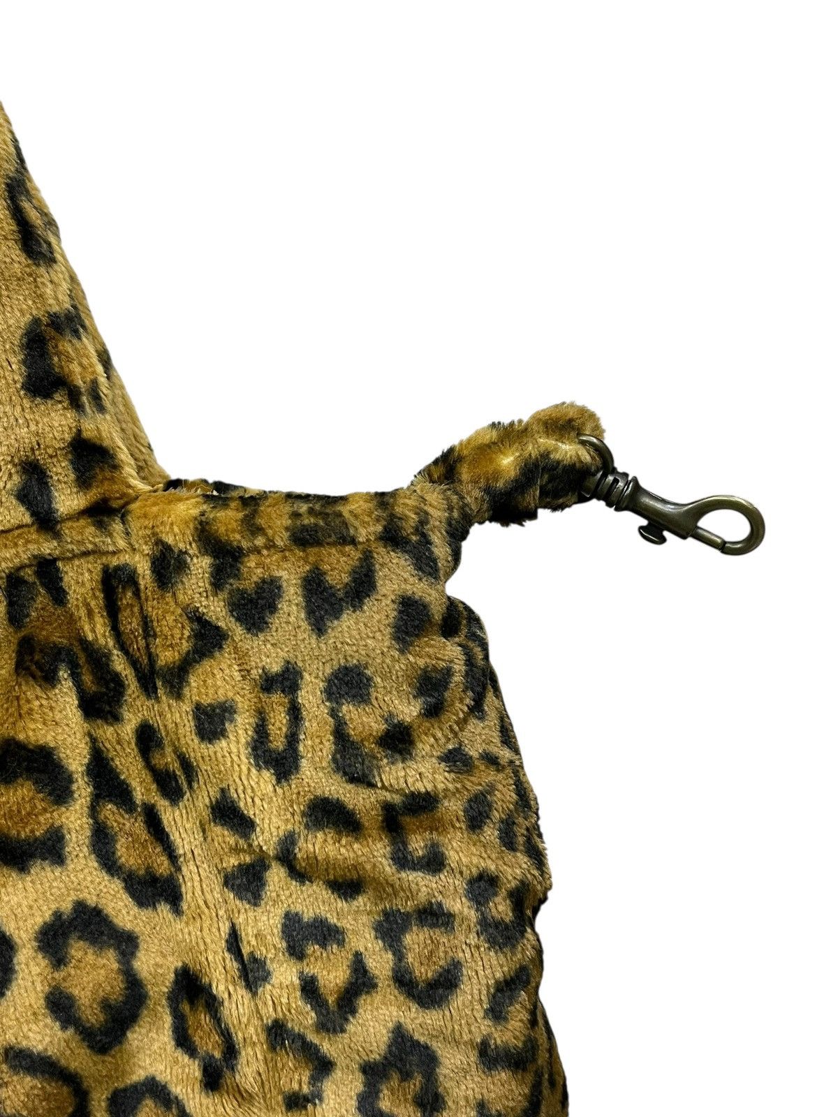 Vintage La Maison de la Fausse Fourrure Leopard Faux Fur Tote Bag Size ONE SIZE - 10 Thumbnail