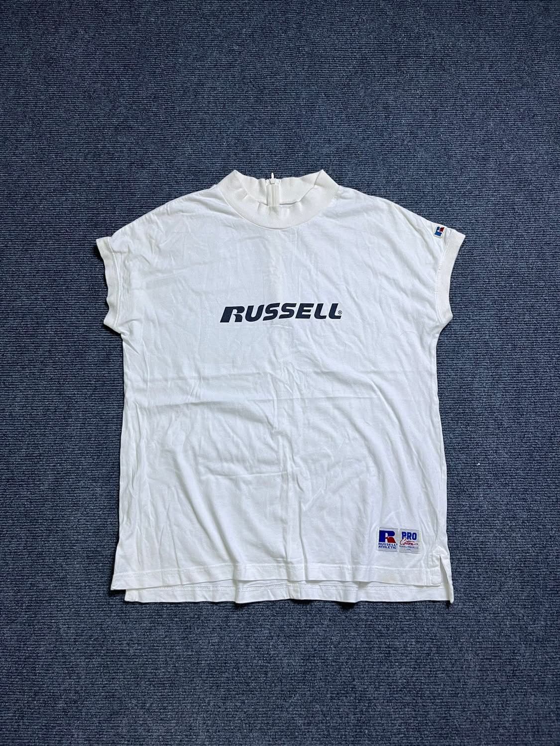 Russell Athletic vintage Russell Athletic mock neck with Pro Cotton branding Size US S / EU 44-46 / 1 - 1 Thumbnail