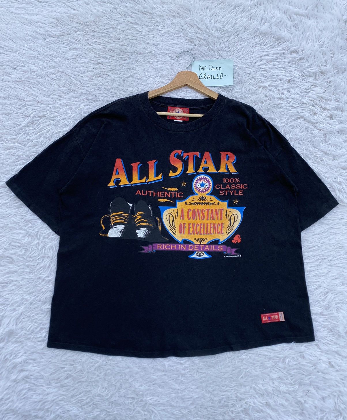 Converse Rare Vintage Converse 1994 All Star Tshirt Size US L / EU 52-54 / 3 - 2 Thumbnail