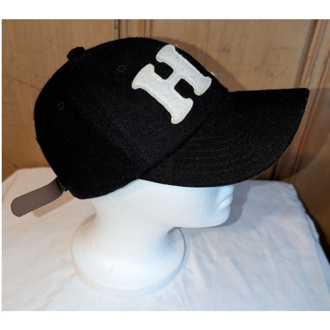 New Era Bascom Projects Wool Baseball Cap Hat Leather Strap HI logo Size ONE SIZE - 2 Thumbnail