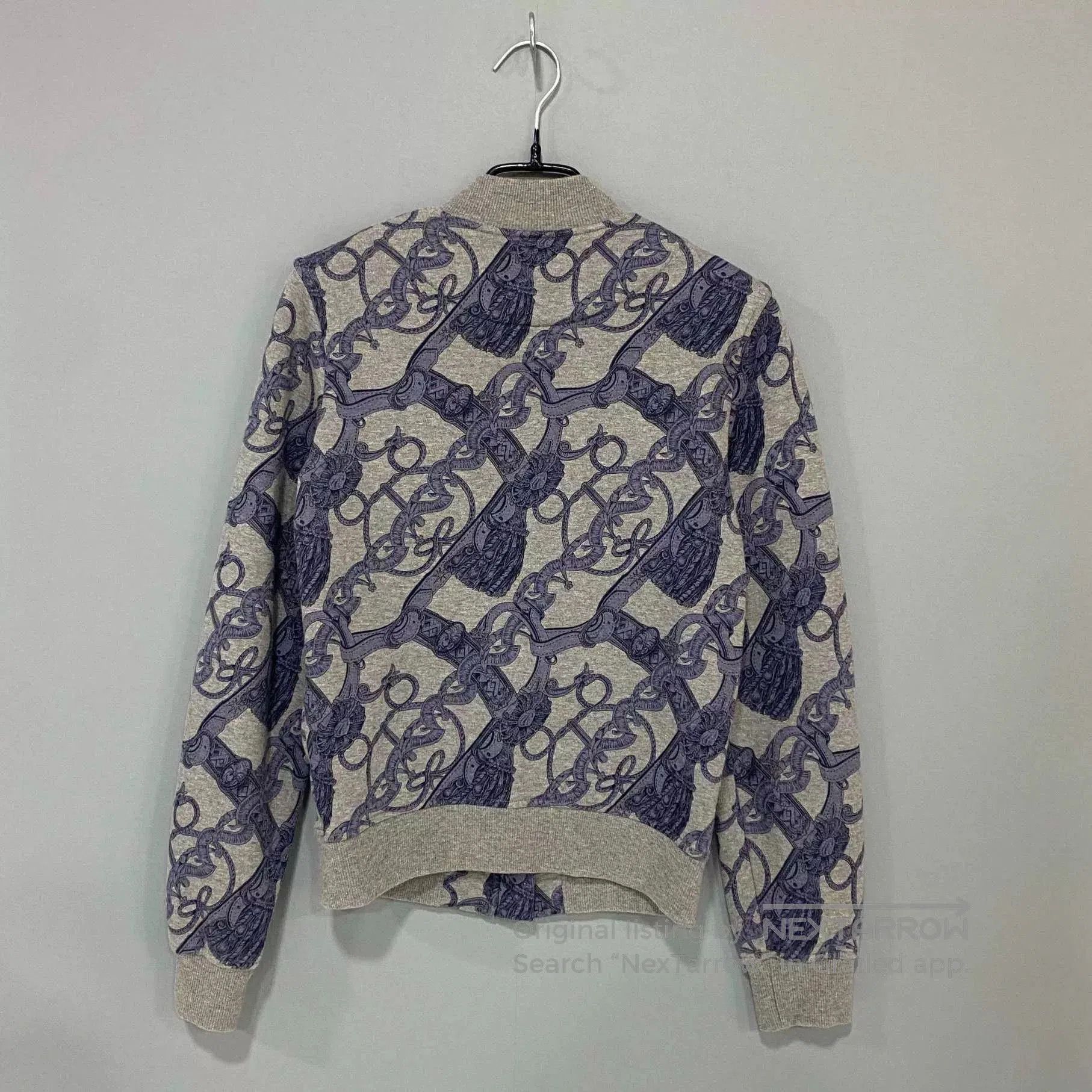 Hermes Hermes Wool Printed Zip Jacket. Size US XS / EU 42 / 0 - 3 Thumbnail