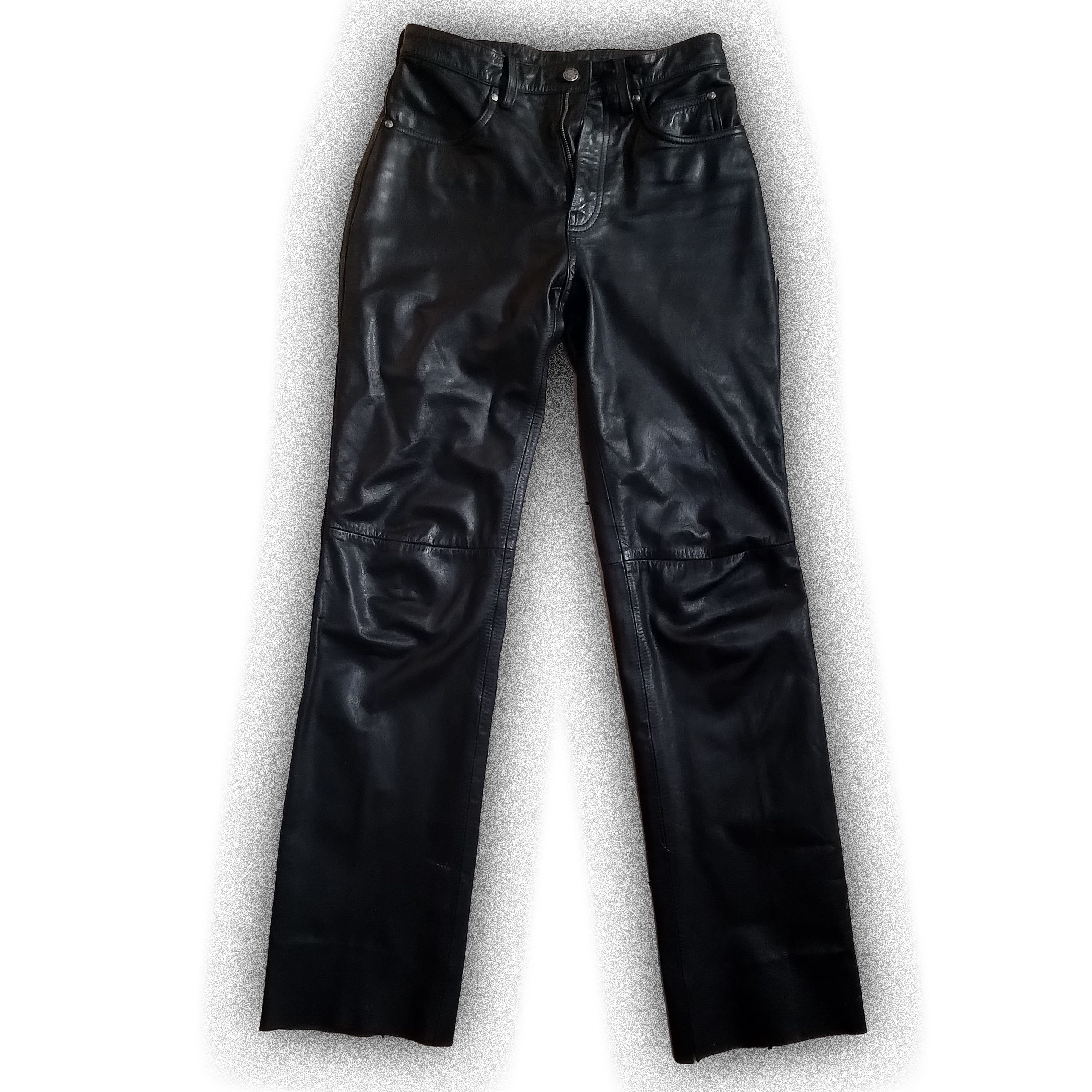 Harley Davidson Genuine Leather Pants by Harley Davidson Size US 29 - 1 Thumbnail