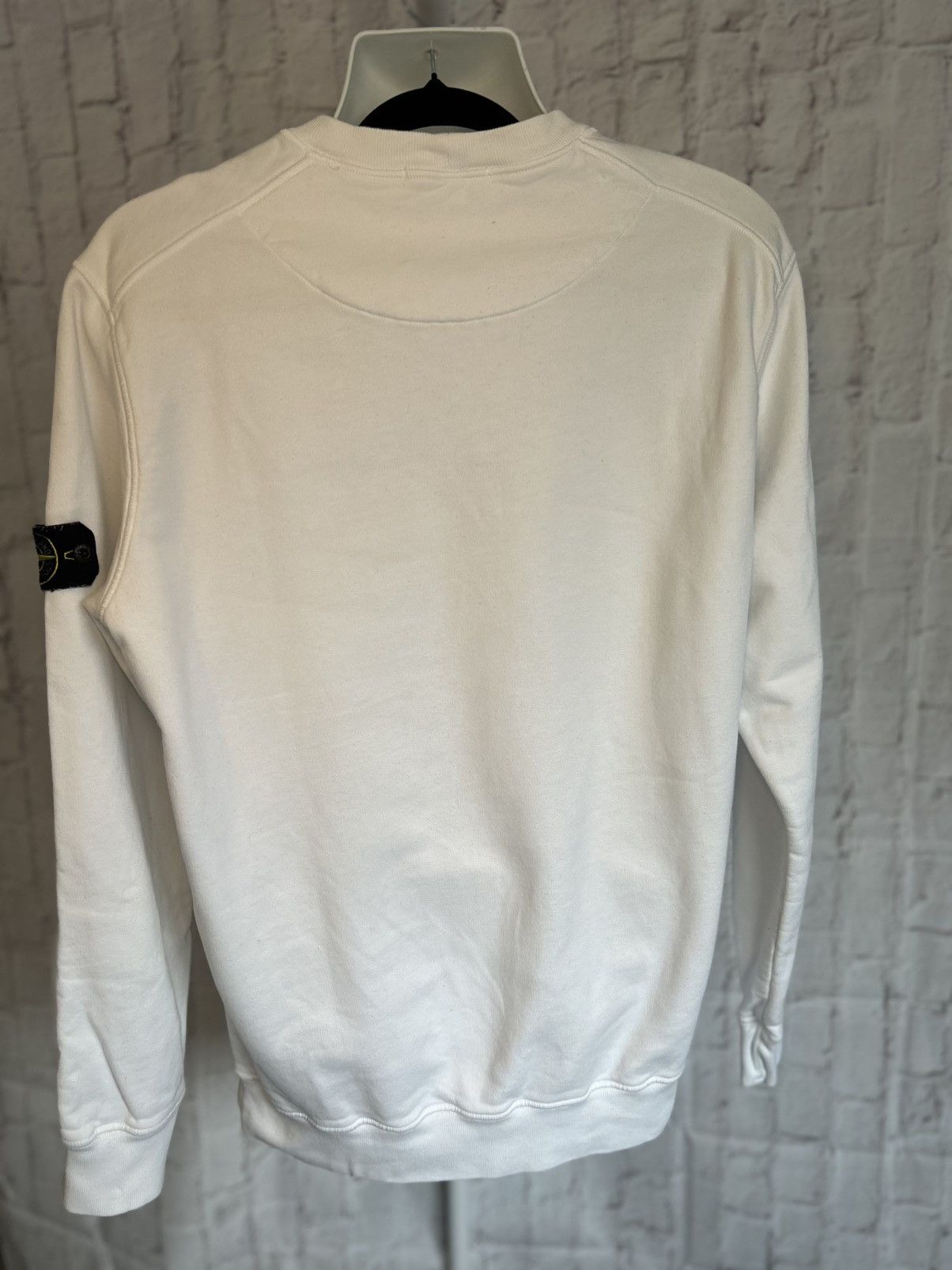 Stone Island Stone Island White CrewneckSweatshirt XXL Certilogo Verified Size US XXL / EU 58 / 5 - 5 Thumbnail