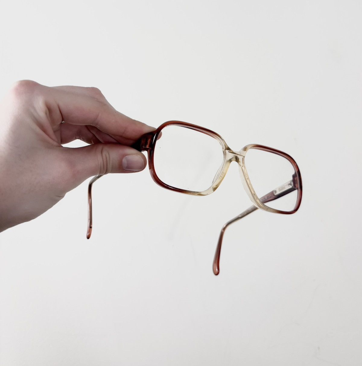 Safilo Vintage Safilo Elasta Eyeglasses Frames Oversized Square Size ONE SIZE - 1 Thumbnail