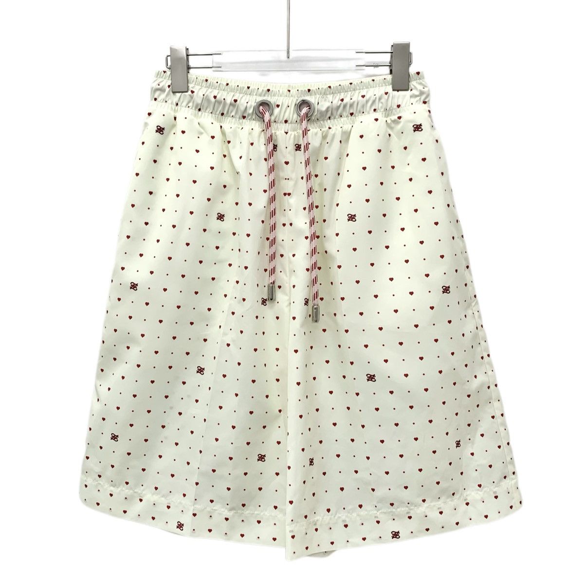 Fendi Fendi Beige All-over Heart Printed Casual Shorts K26WX Size 28" / US 6 / IT 42 - 1 Thumbnail