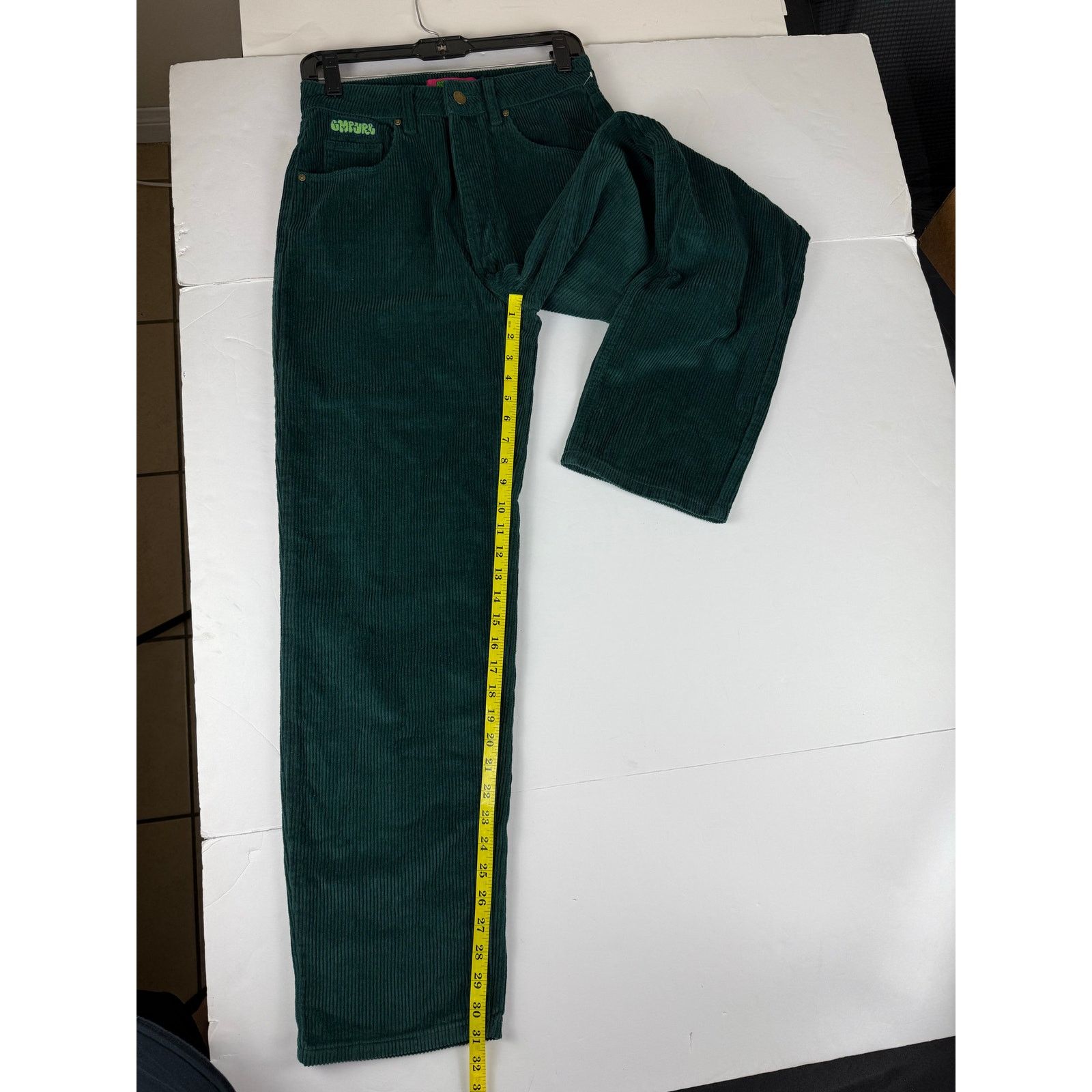 Empyre Empyre Tori Ponderosa Corduroy Skate Pants - Green, Size 4 Size 27" / US 4 / IT 40 - 5 Thumbnail