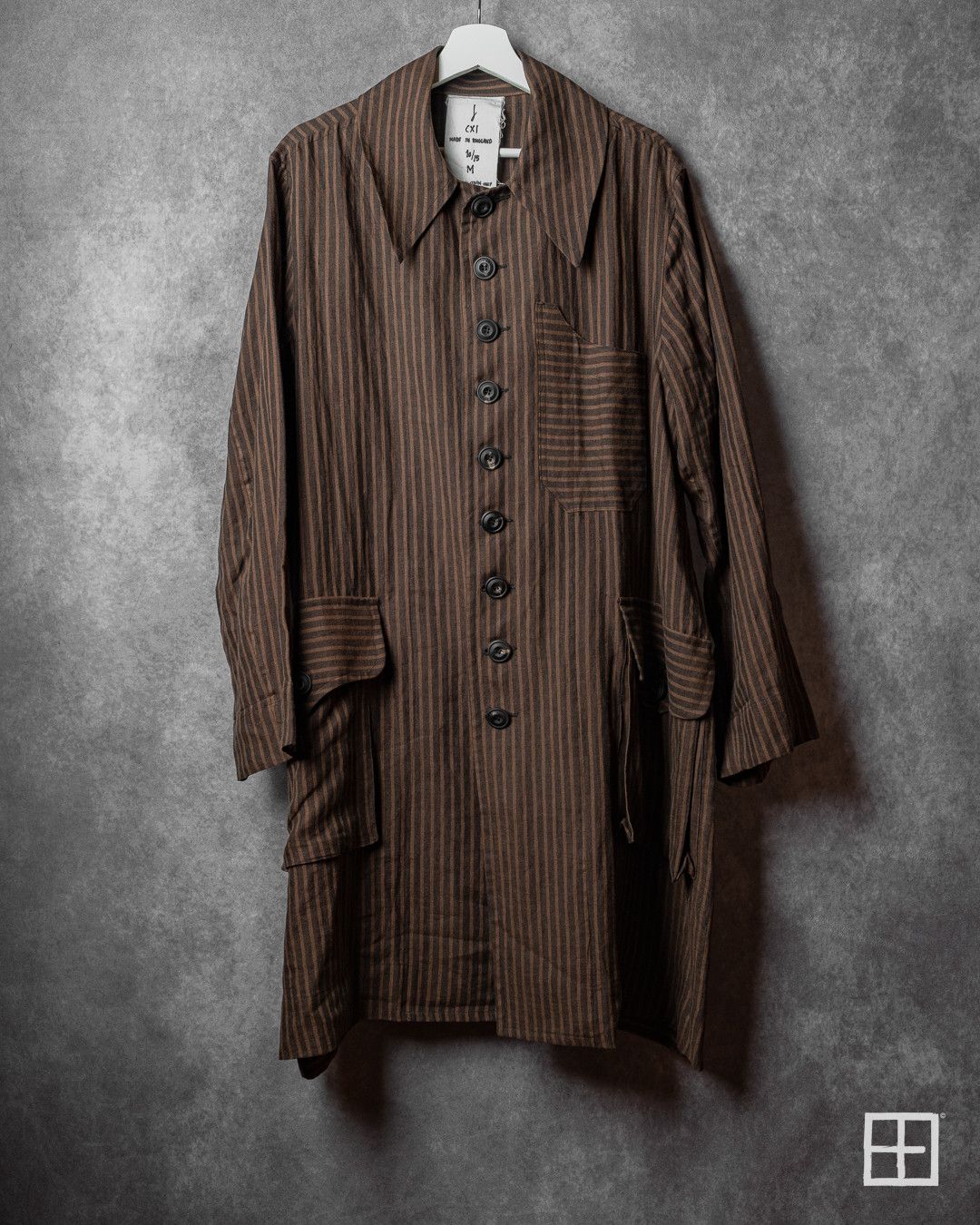 John Alexander Skelton John Alexander Skelton Striped Linen Shirt Coat Size US M / EU 48-50 / 2 - 1 Thumbnail