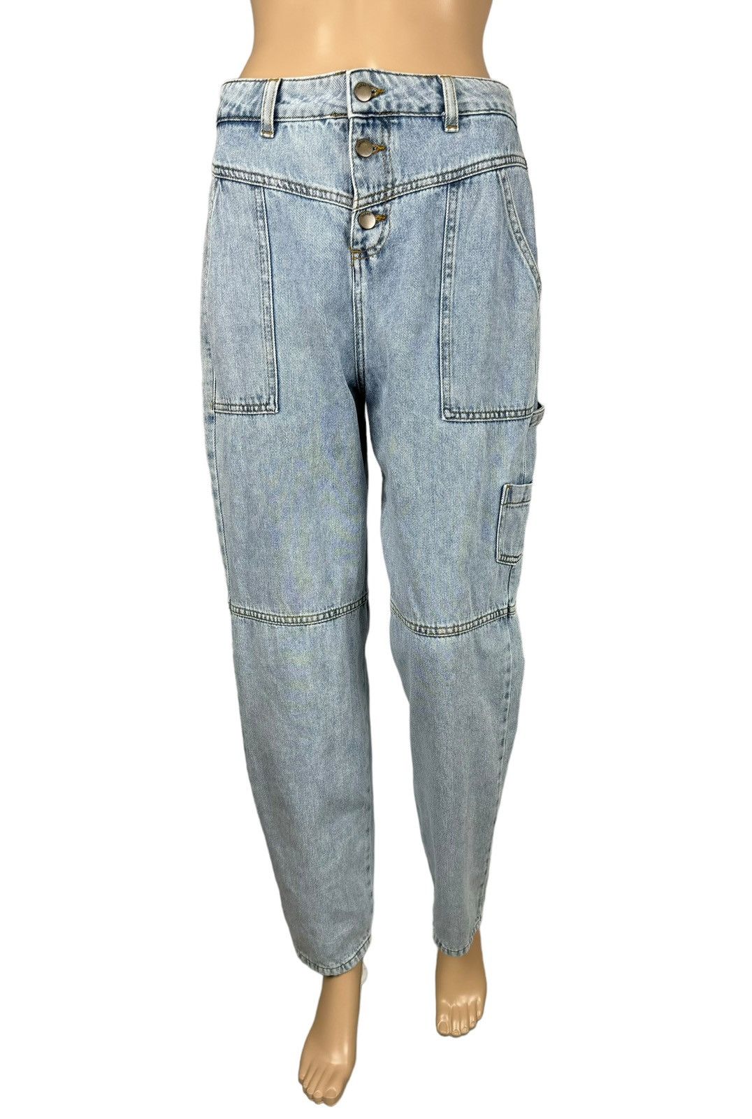 ba&sh Ba&sh Tanguy Cotton Cargo Jeans size S Size 26" / US 2 / IT 38 - 2 Thumbnail